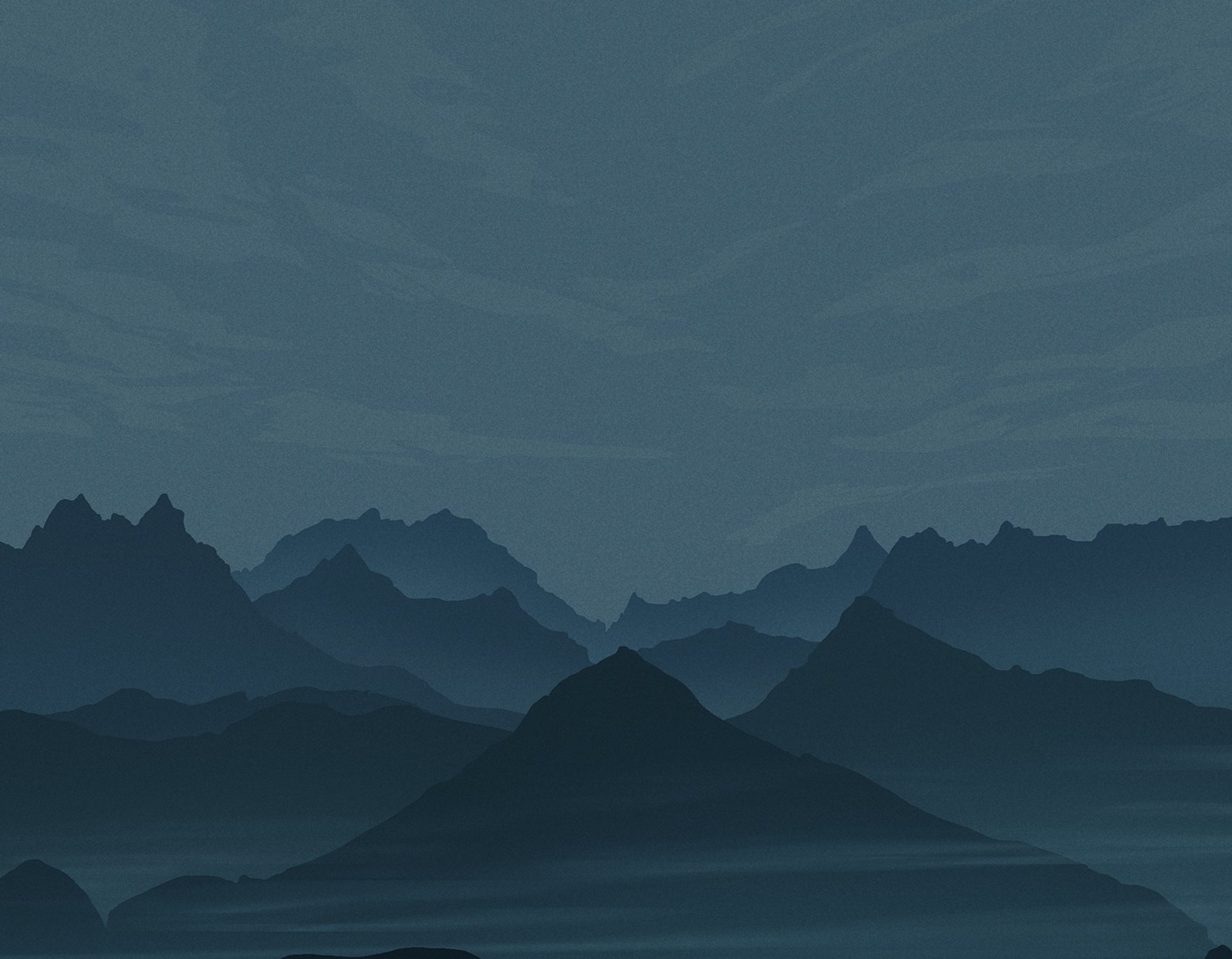 mountain range under blue sky