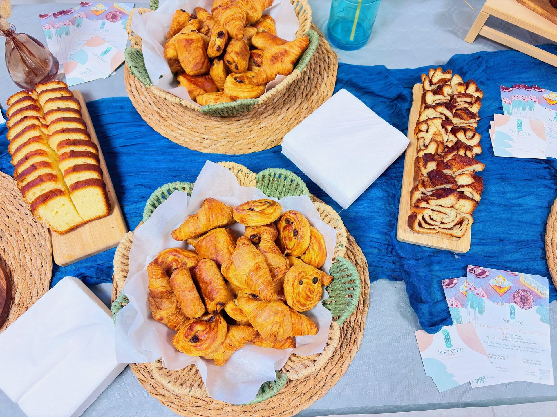 black blue and yellow textile