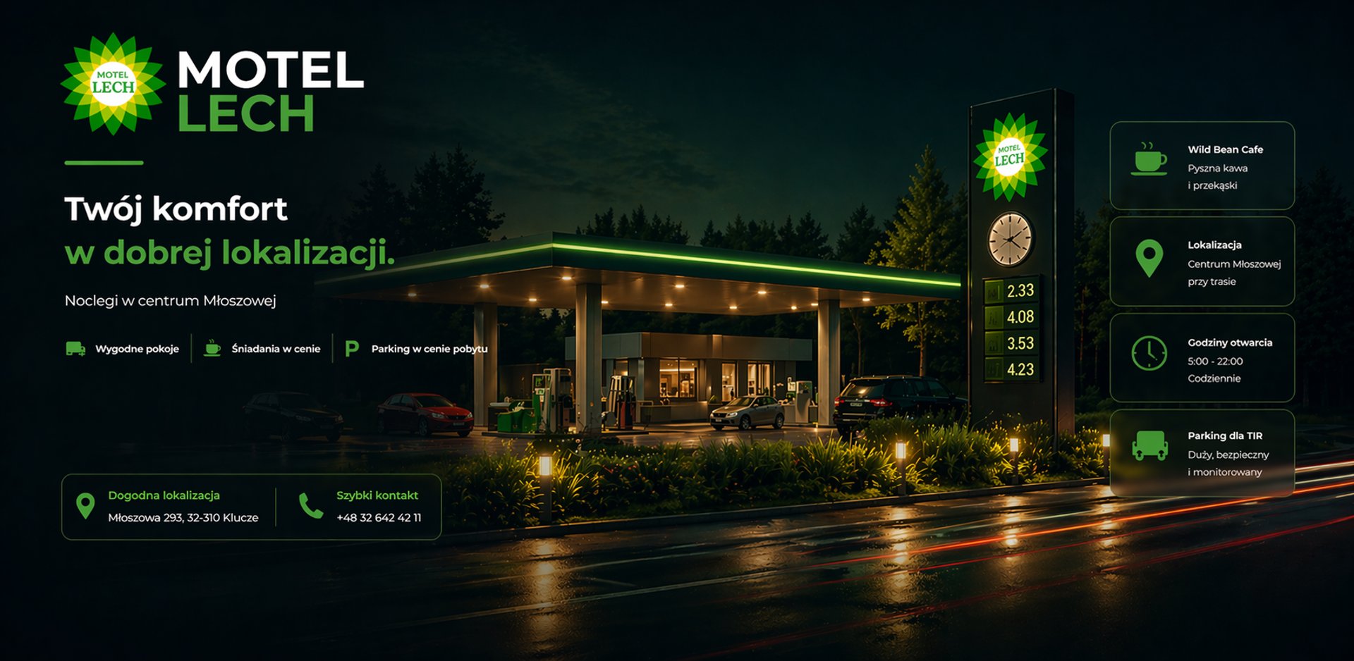 a bright light in the dark