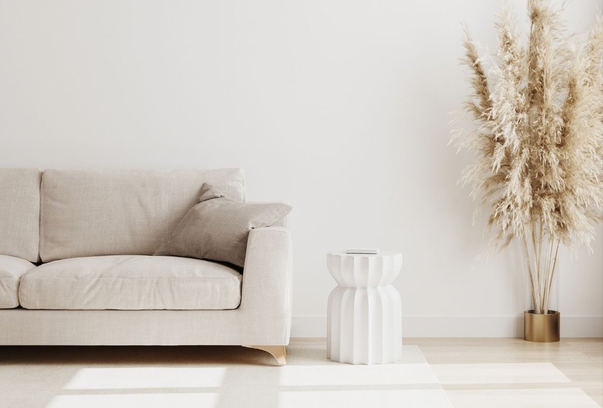 an abstract photo of a curved building with a blue sky in the background
