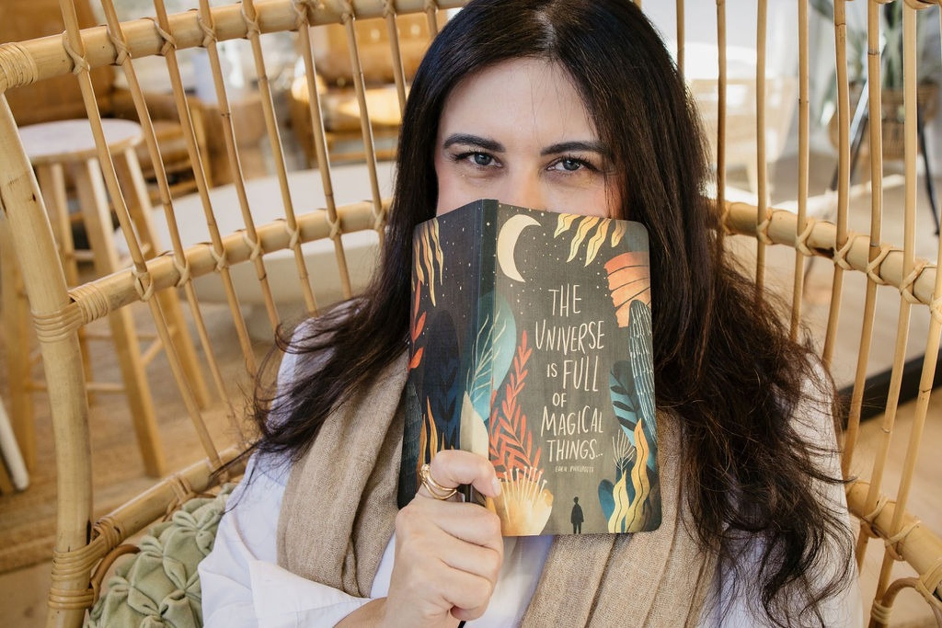 an abstract photo of a curved building with a blue sky in the background