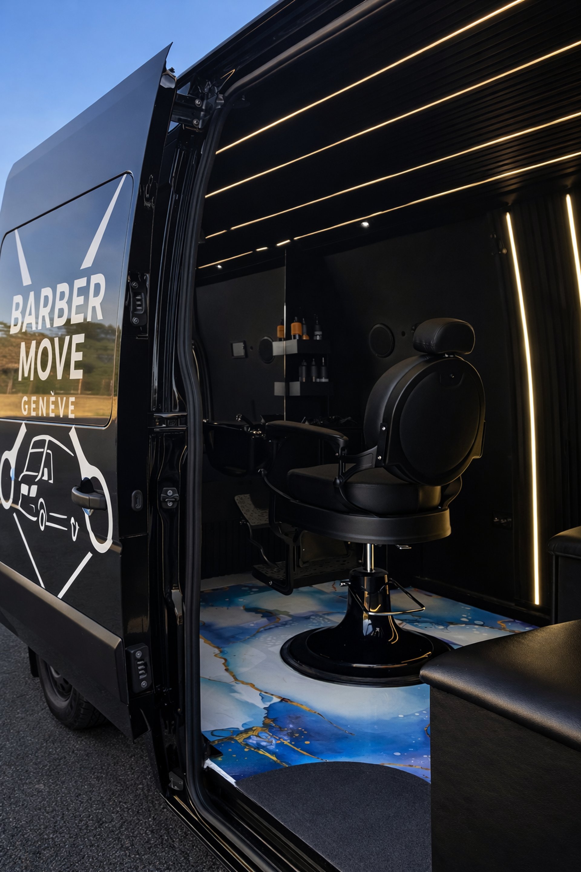 intérieur camion Barber Move