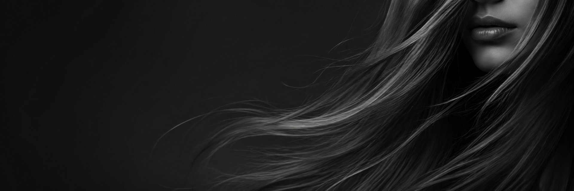 grayscale photo of womans face
