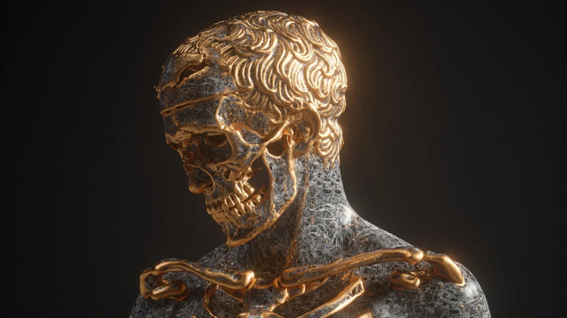 a close-up of a black surface