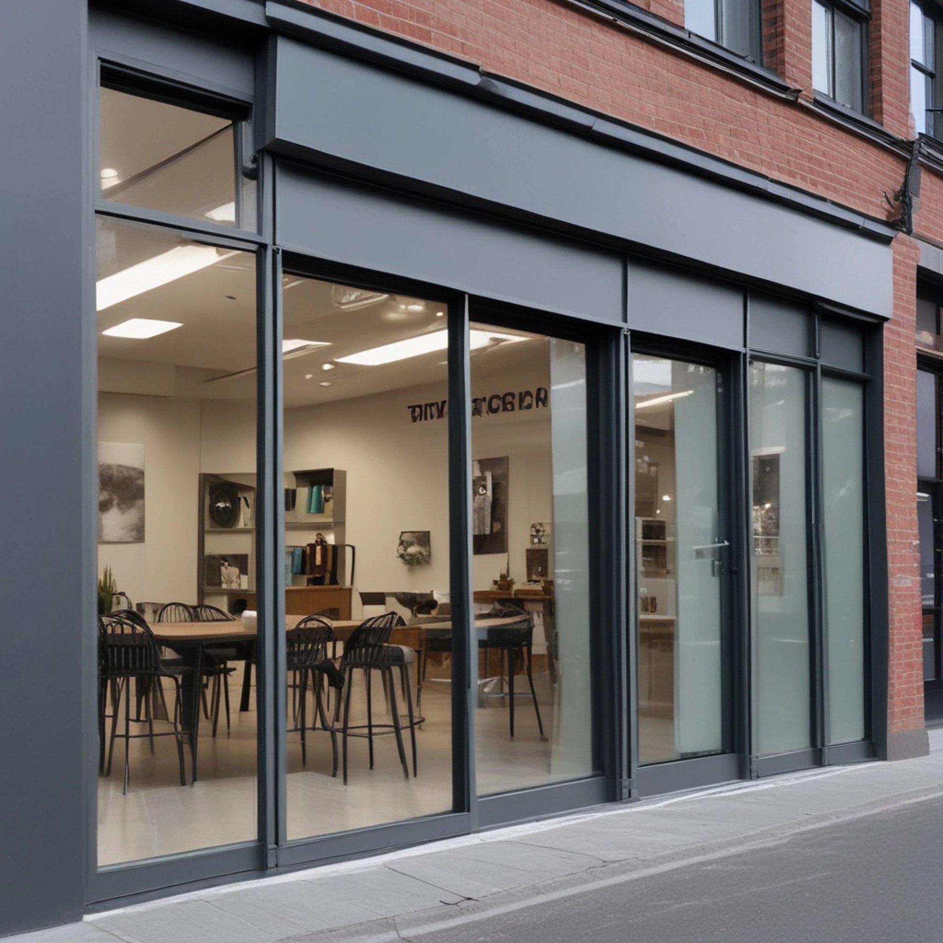 black and brown leather padded tub sofa