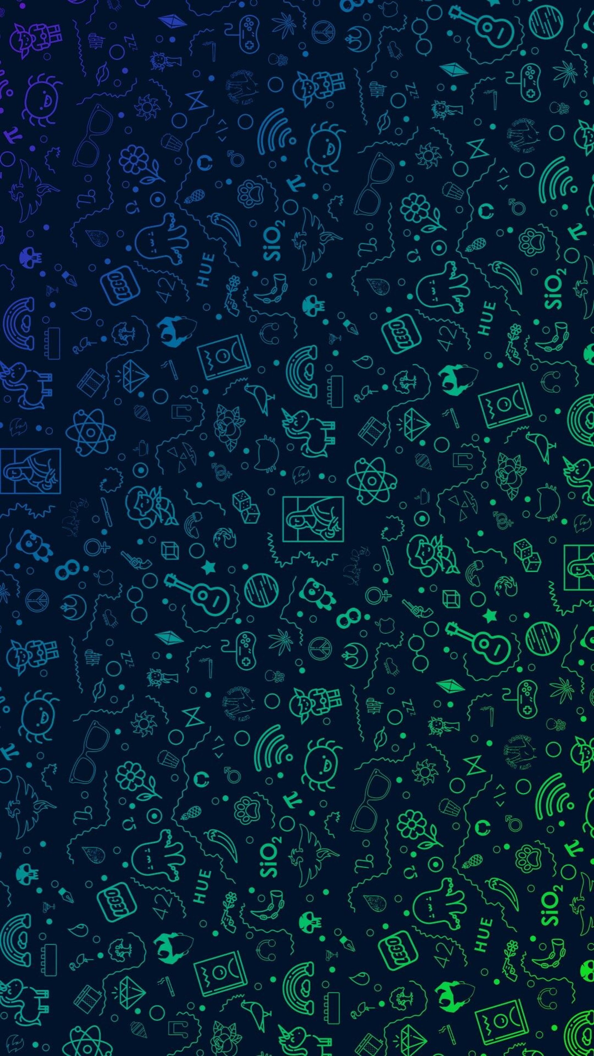 geometric shape digital wallpaper