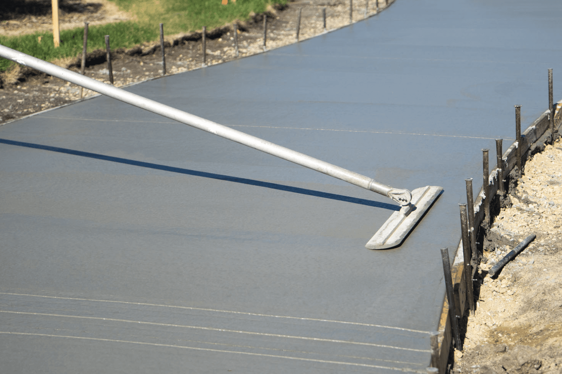 brown wooden framed blue padded armchair