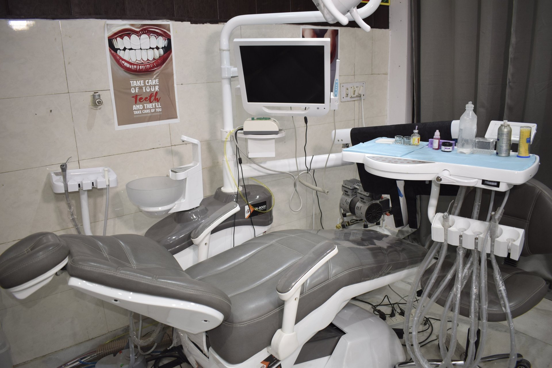 white candle on black textile