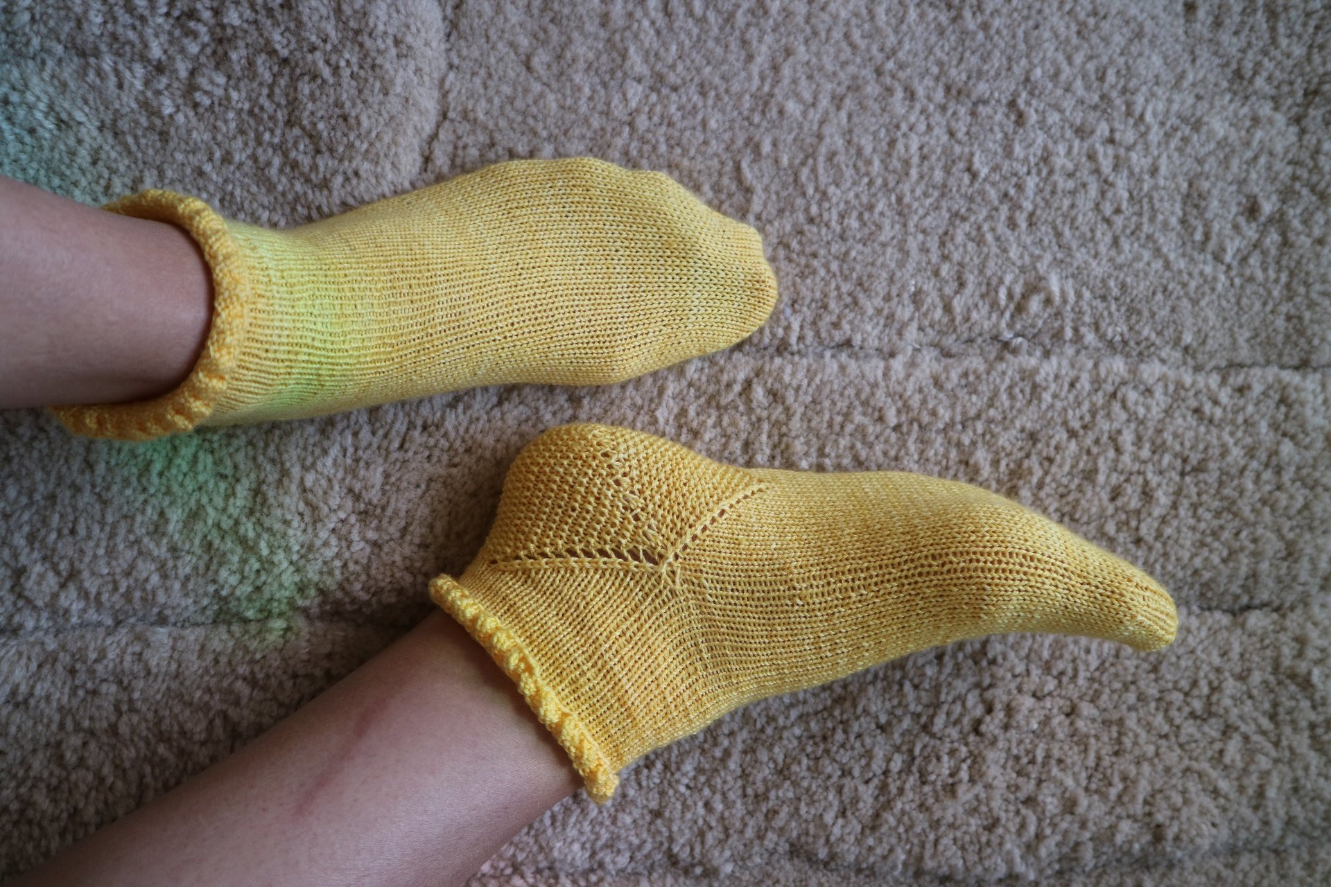 Andie Solar Knitting Pattern Socks