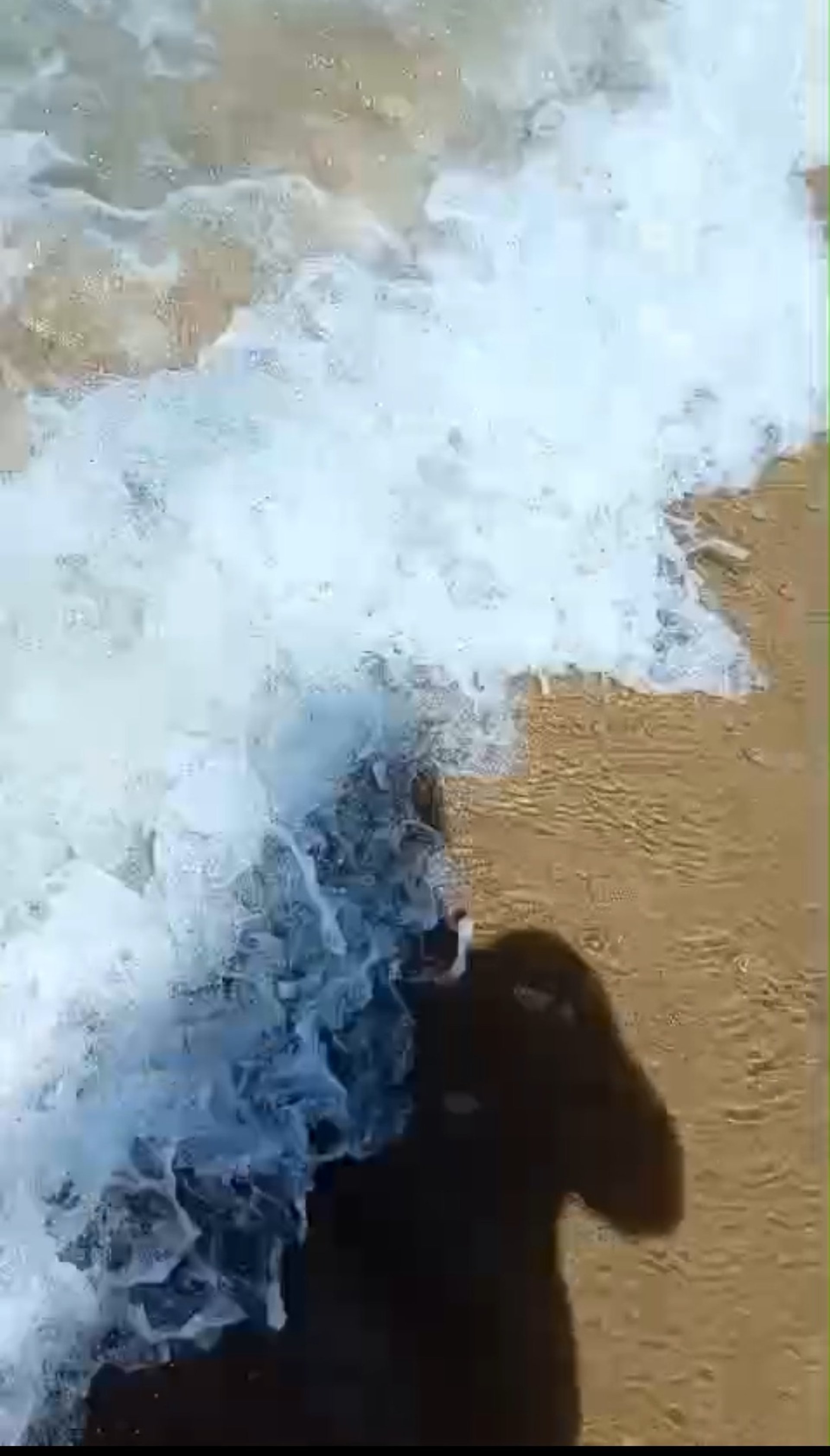 a close up of a piece of food on a table