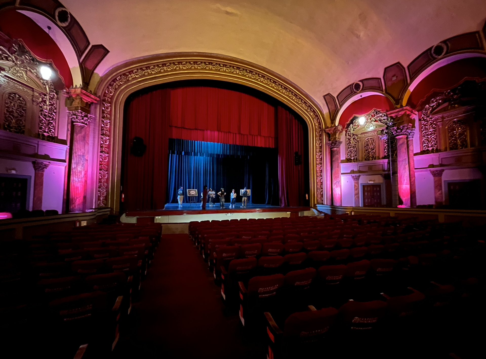 black blue and yellow textile