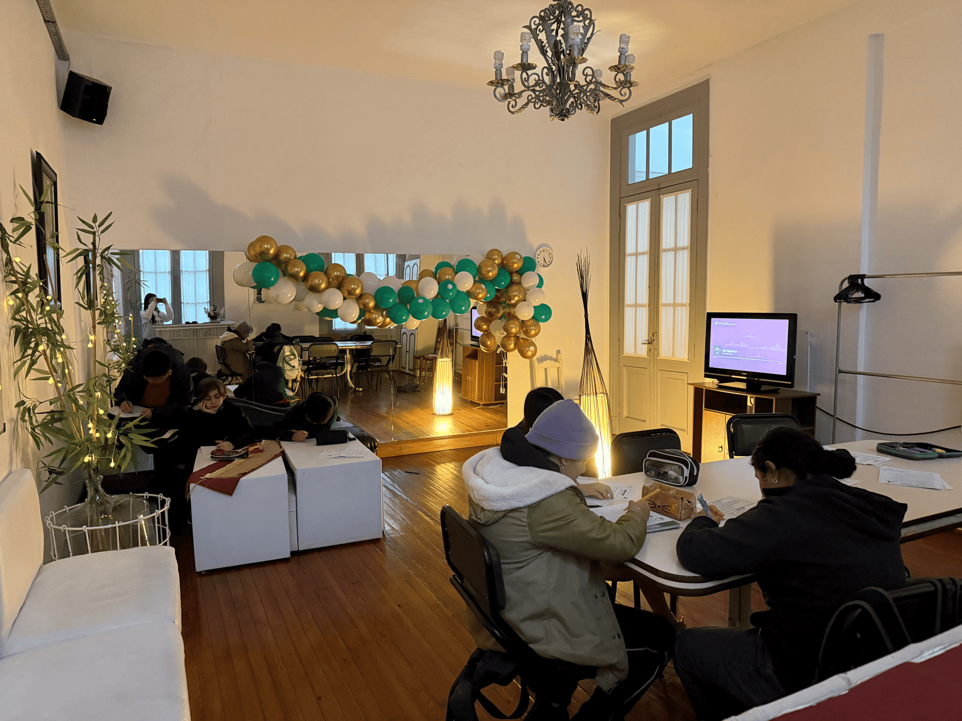 woman wearing yellow long-sleeved dress under white clouds and blue sky during daytime