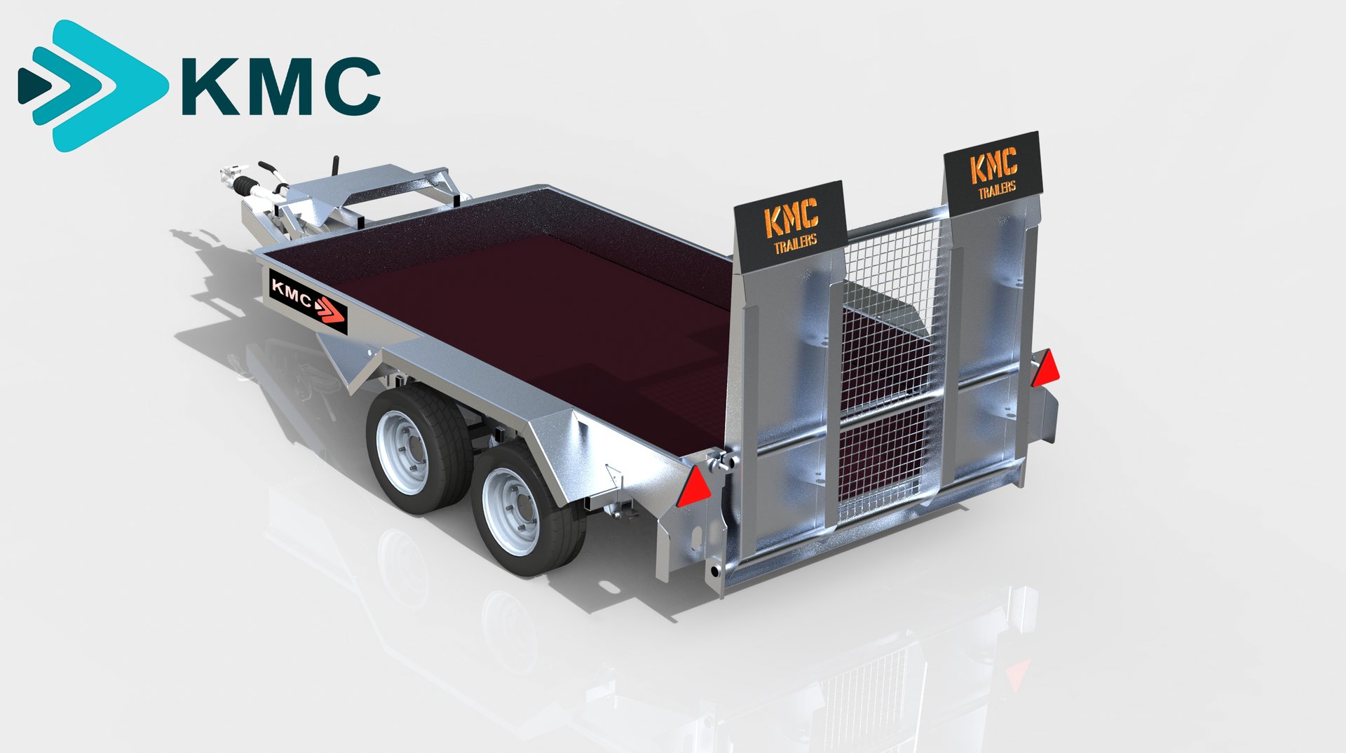 Plant trailer galvanized - landscape