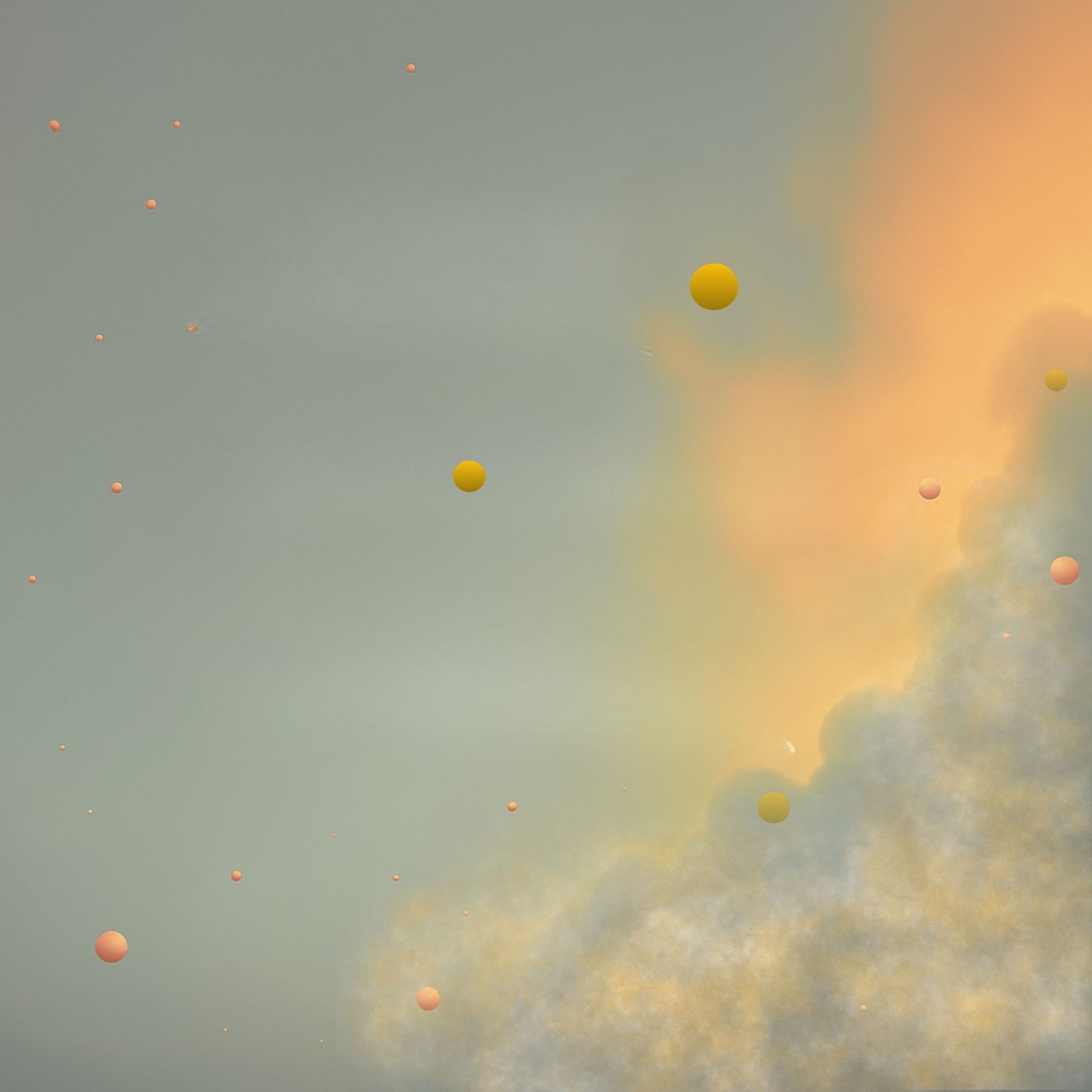 an abstract photo of a curved building with a blue sky in the background