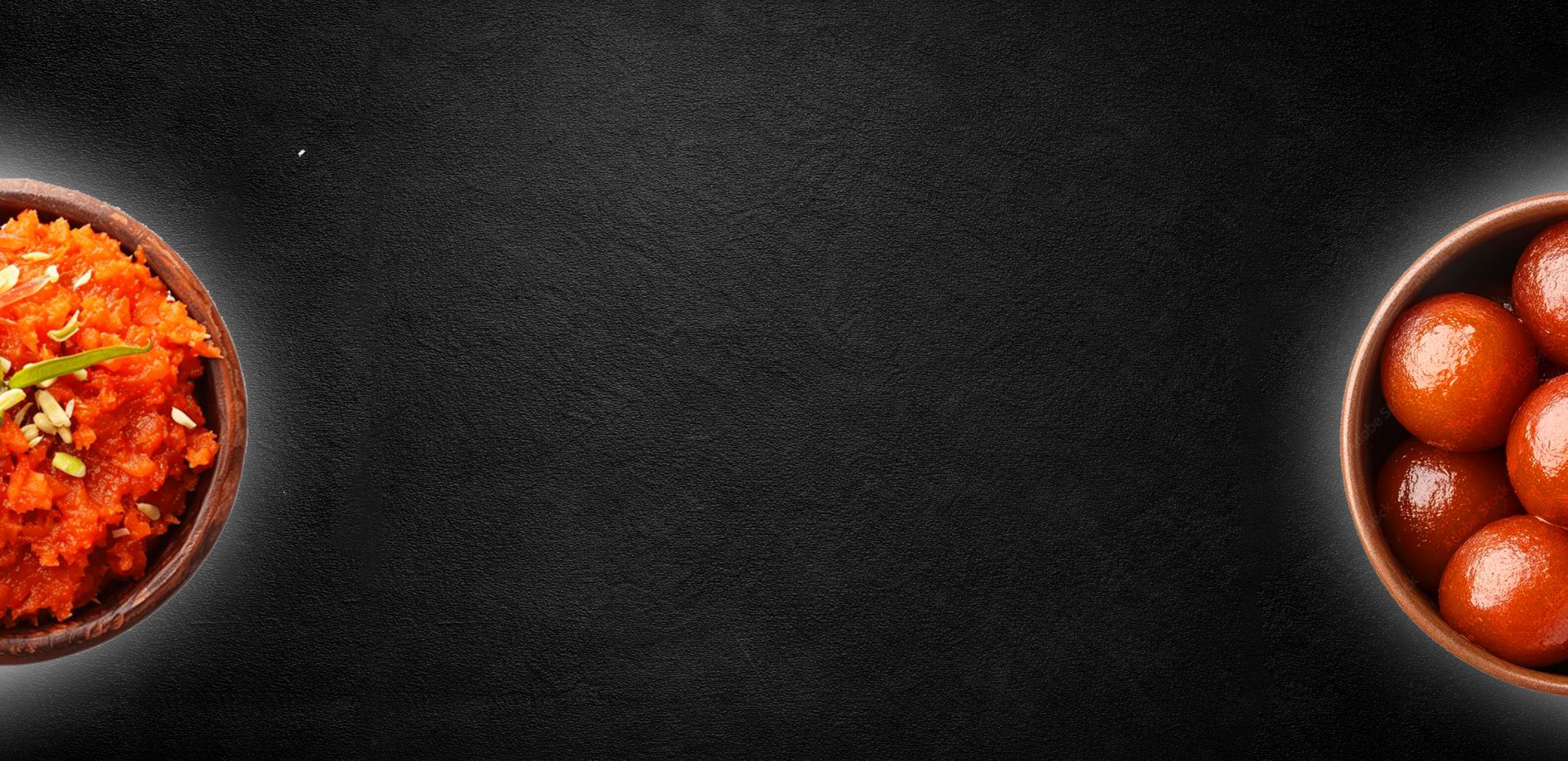 a table topped with two desserts and a drink