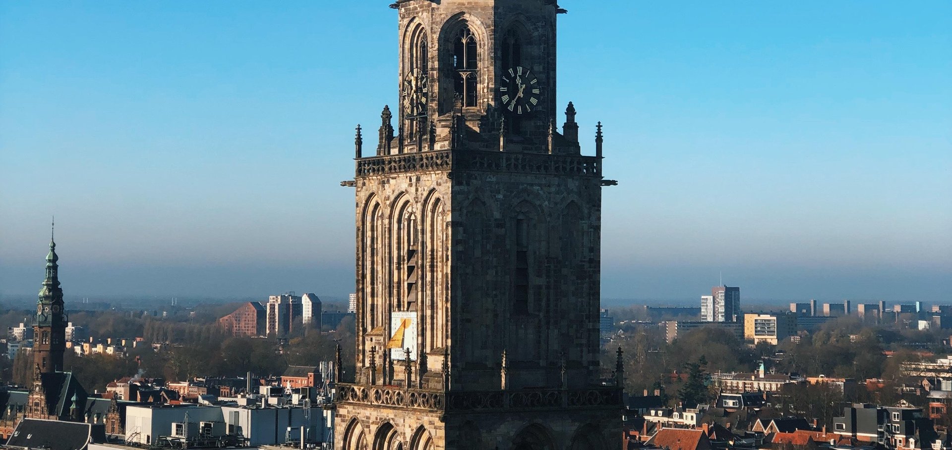 architectural photography of glass building