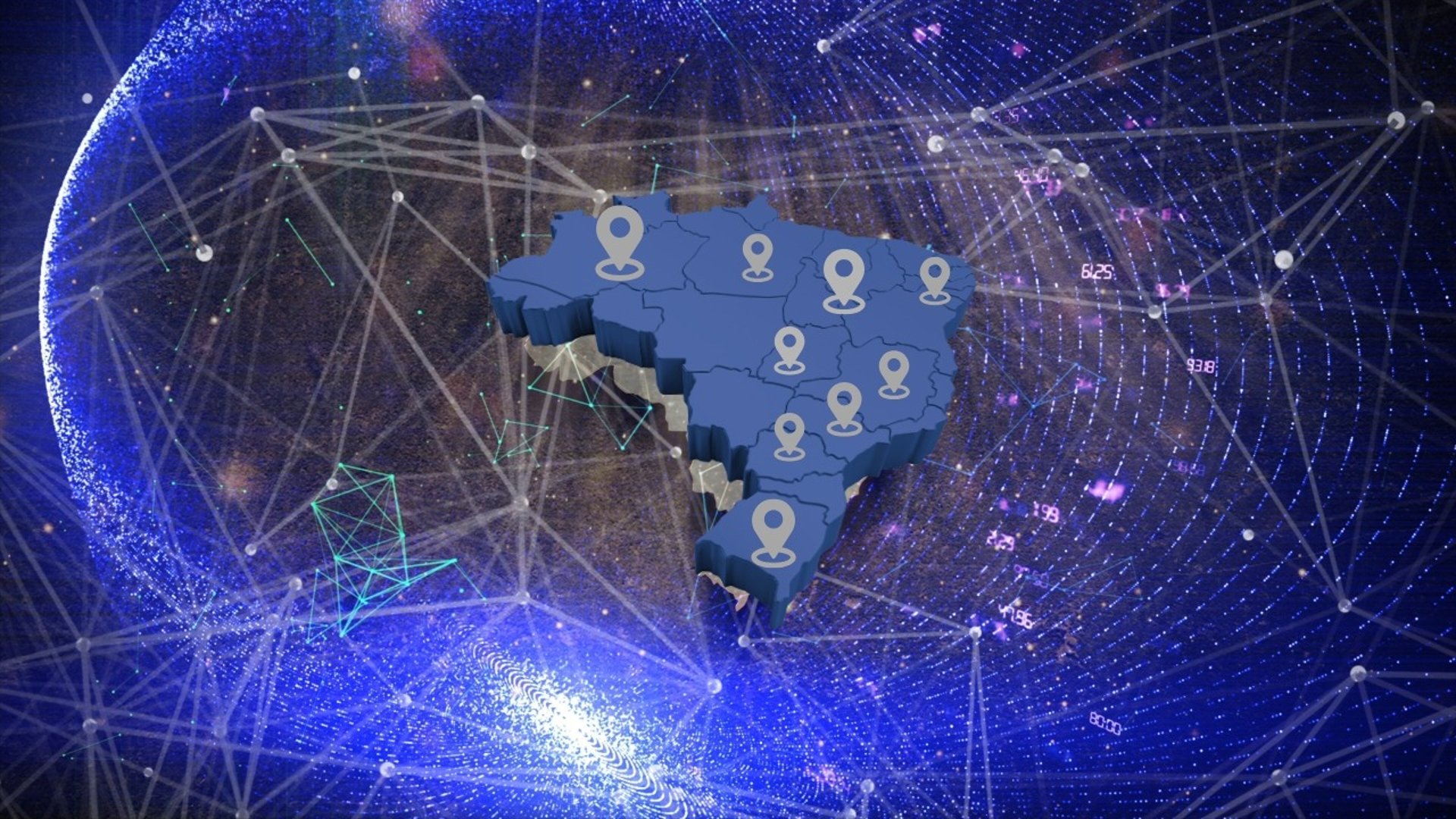 an abstract photo of a curved building with a blue sky in the background