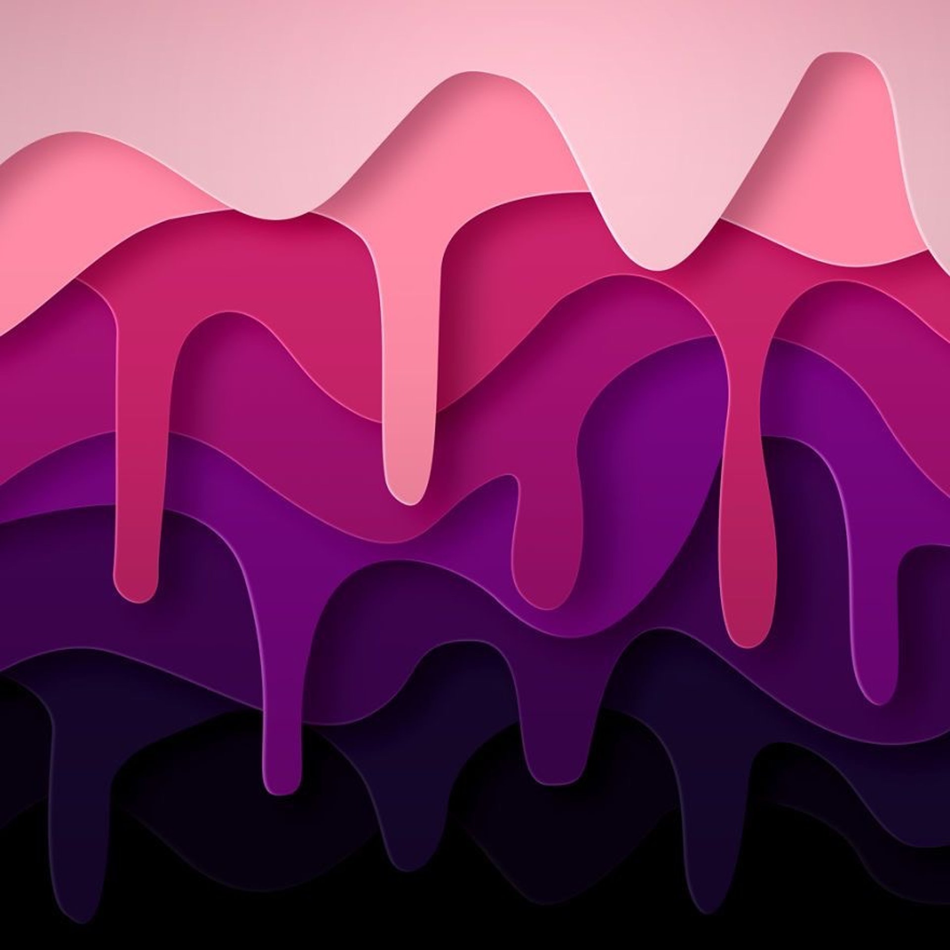 an abstract photo of a curved building with a blue sky in the background