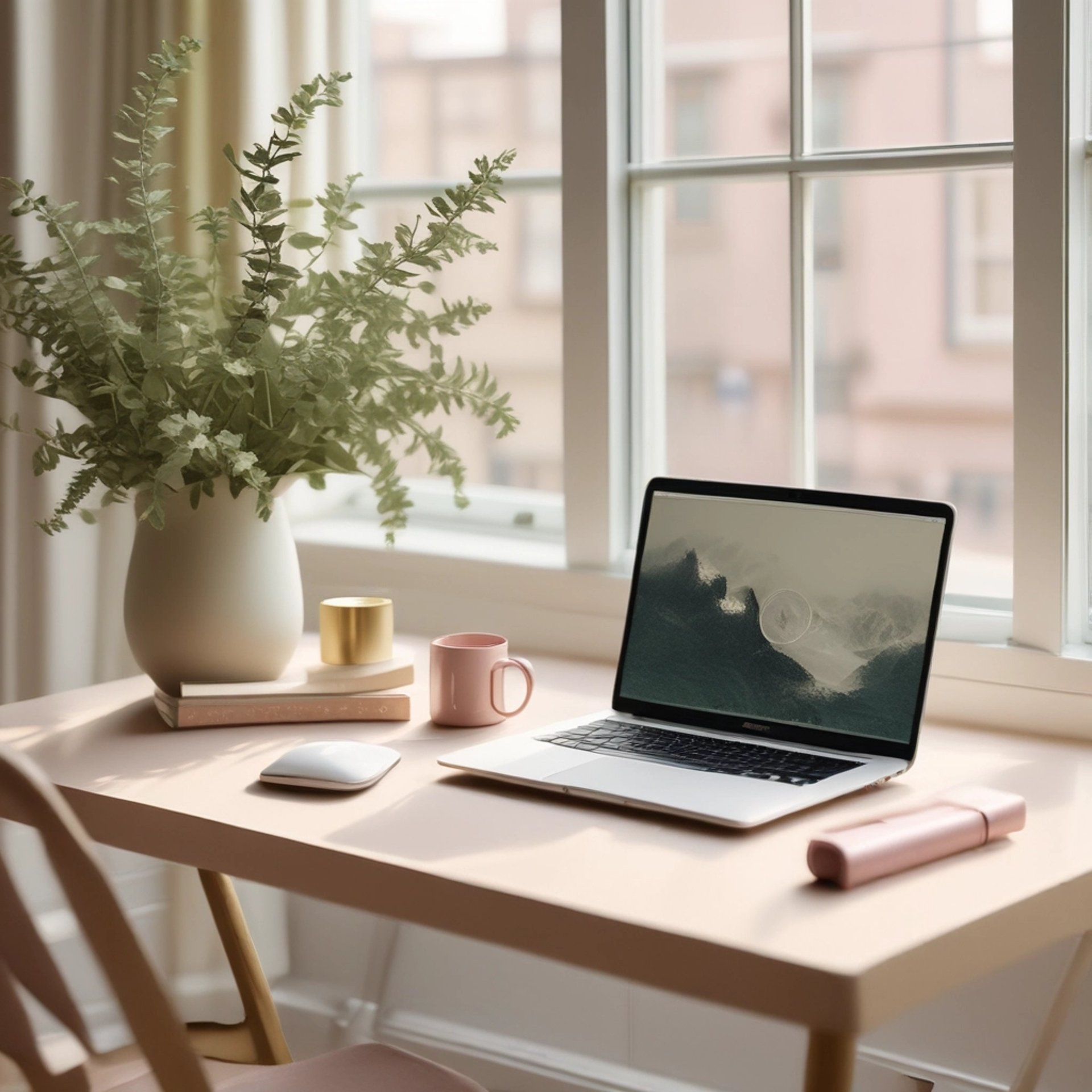 an abstract photo of a curved building with a blue sky in the background