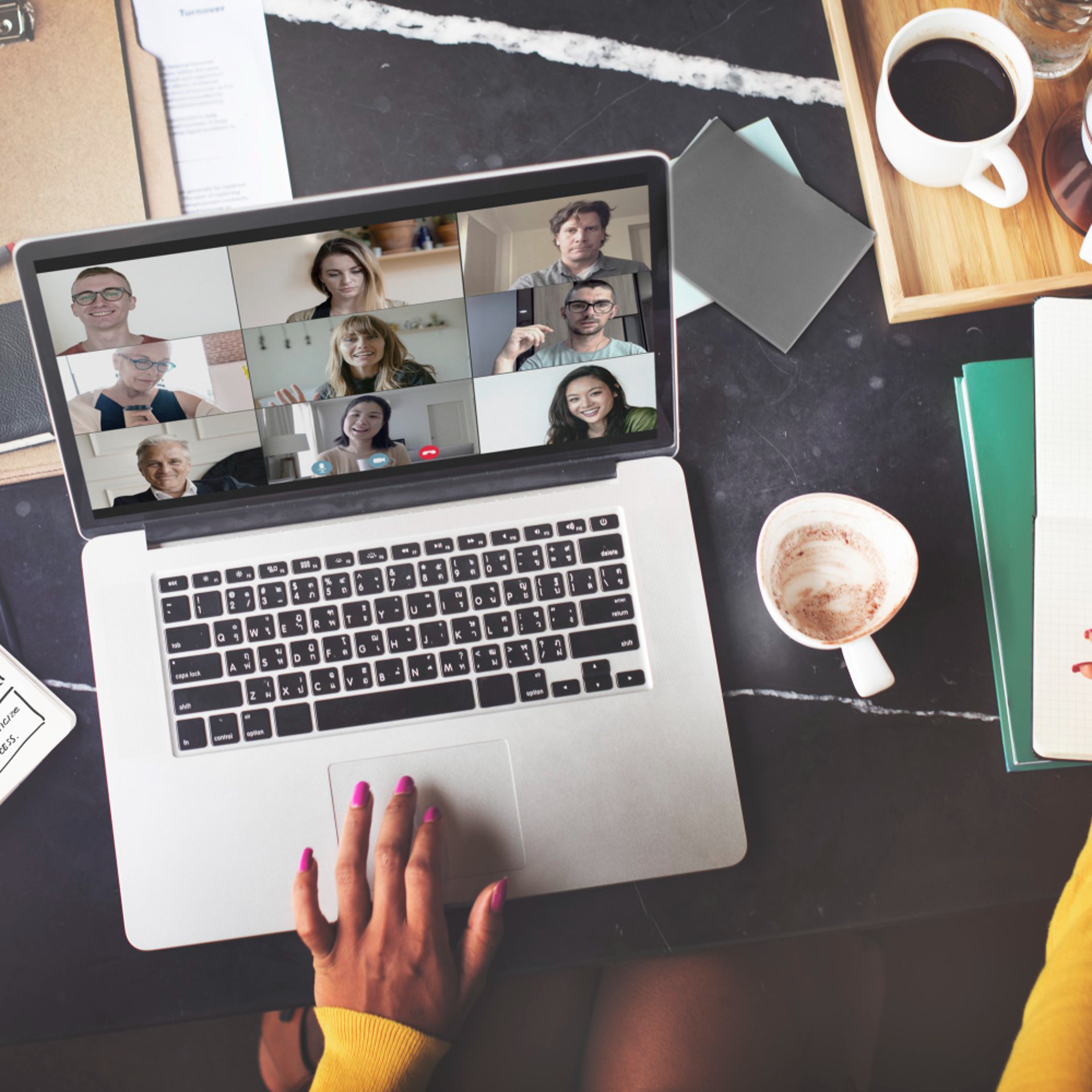 woman wearing yellow long-sleeved dress under white clouds and blue sky during daytime