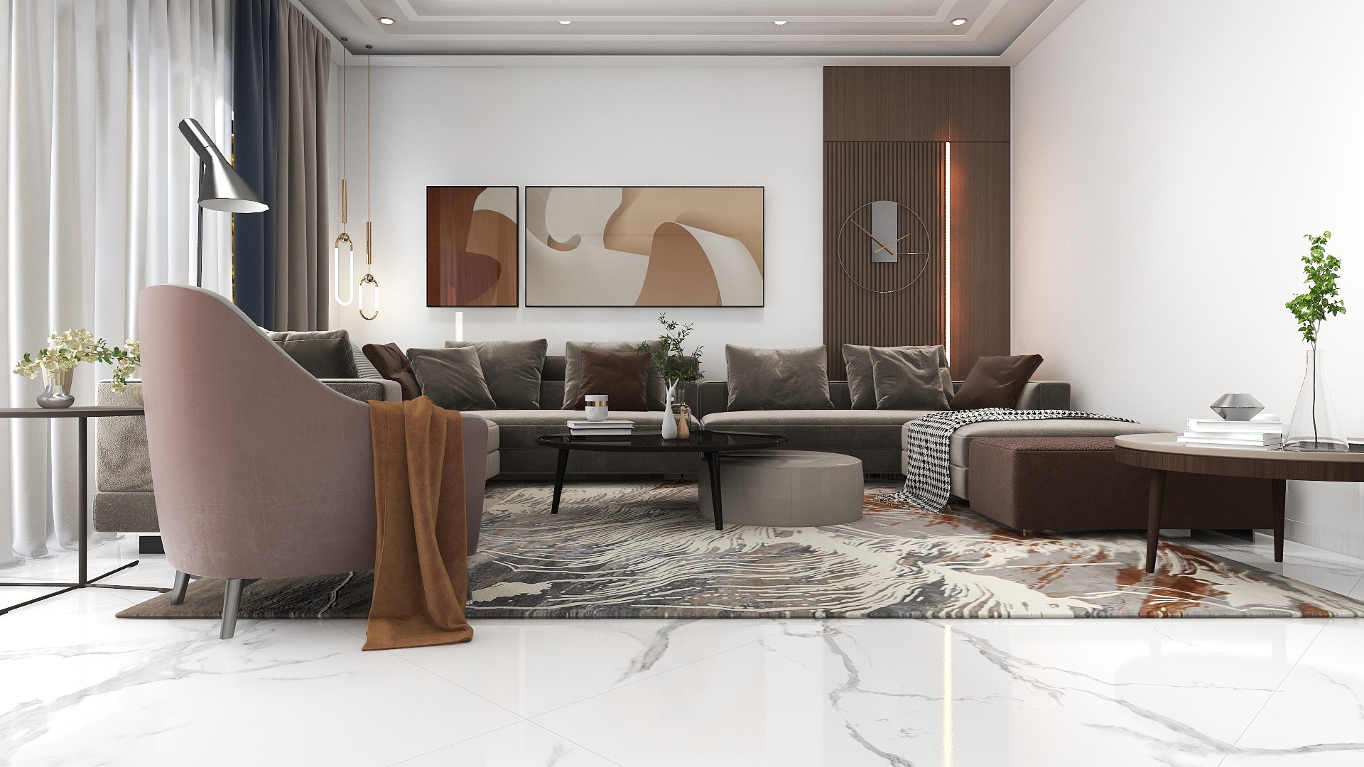 gray and white sofa set