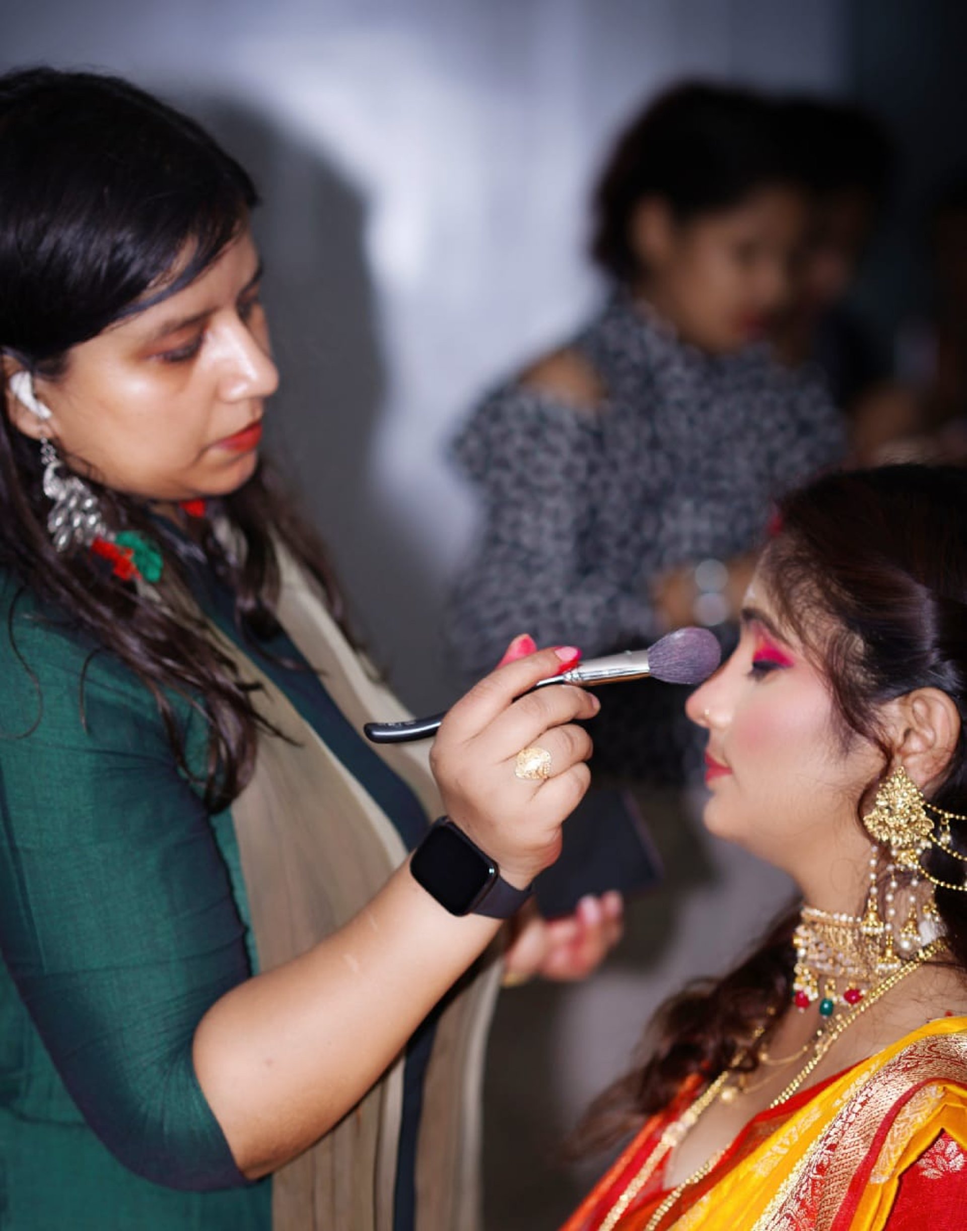 woman in white hijab smiling