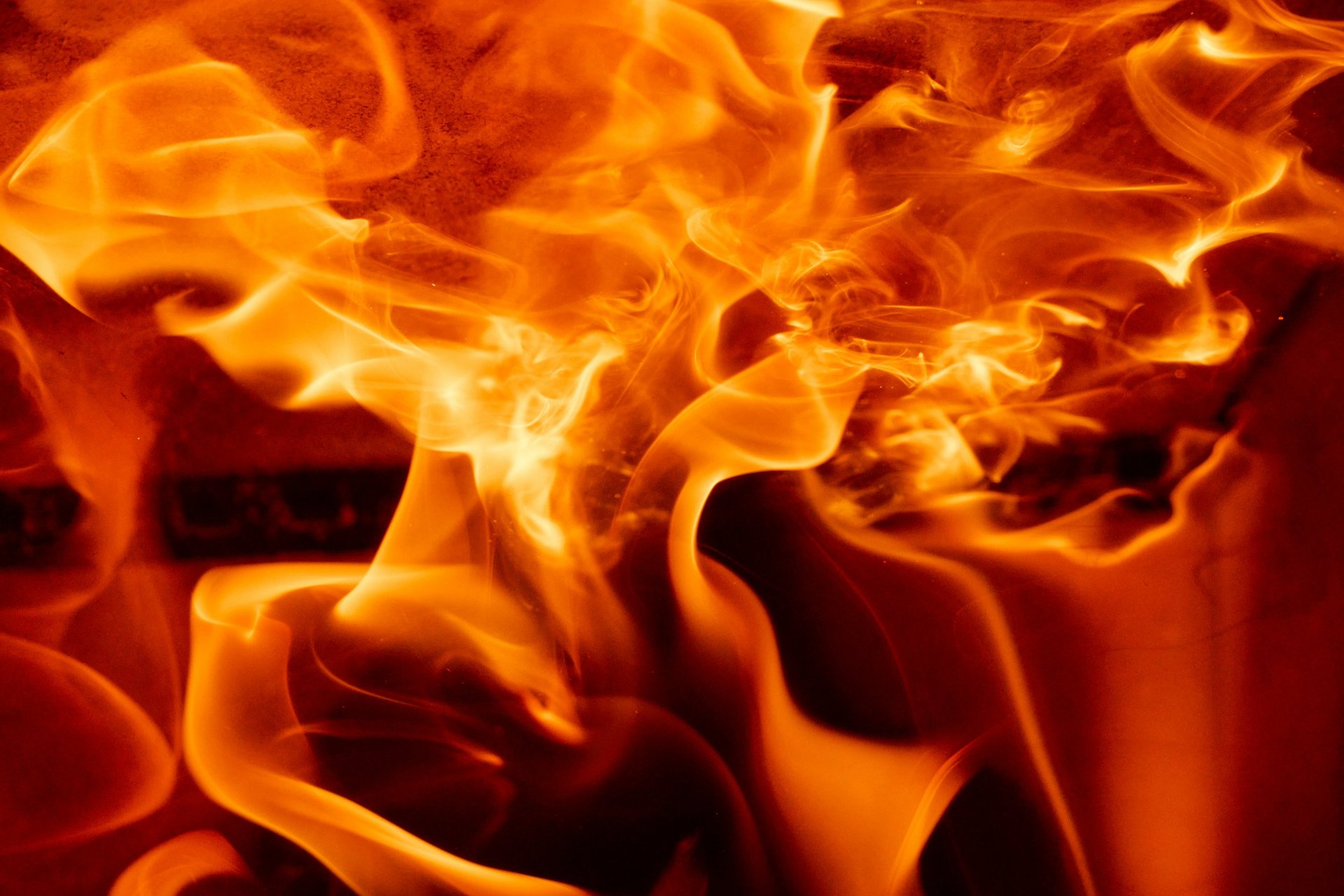 Flames representing the ADHD brain runs hot without regulation.