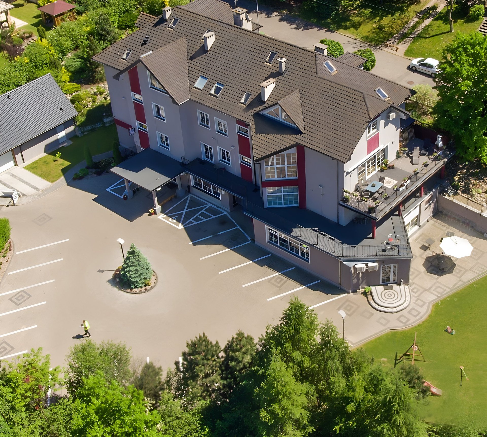 black blue and yellow textile