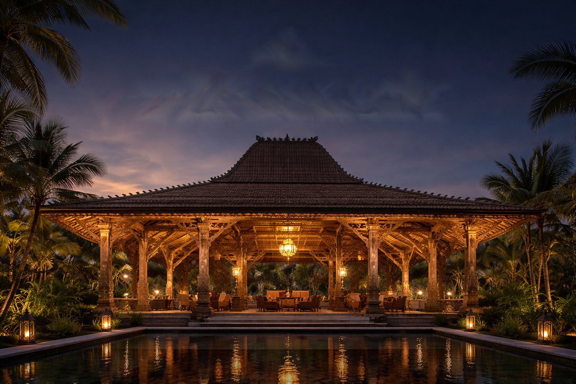 Heritage Joglo teak project combining traditional Indonesian architecture with global luxury standards