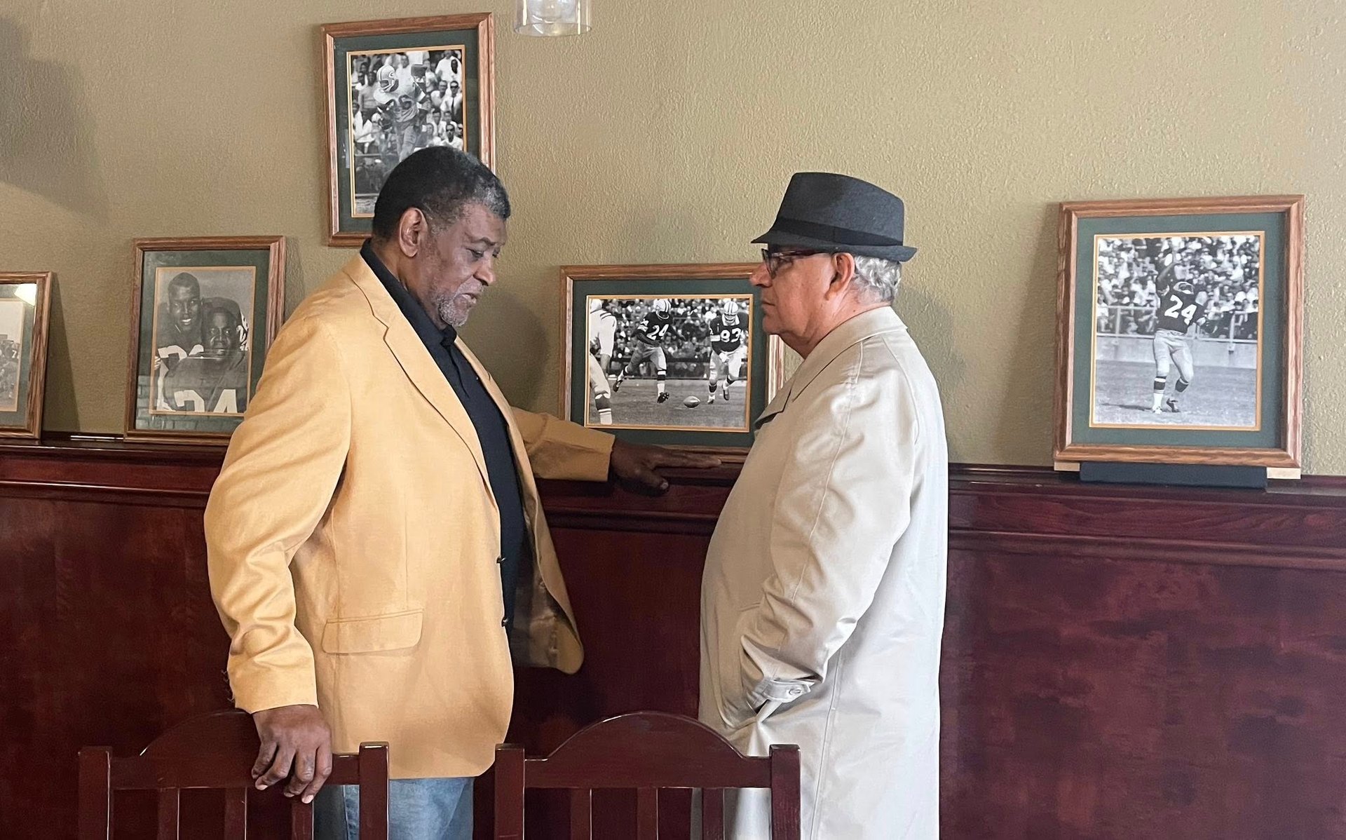 woman wearing yellow long-sleeved dress under white clouds and blue sky during daytime