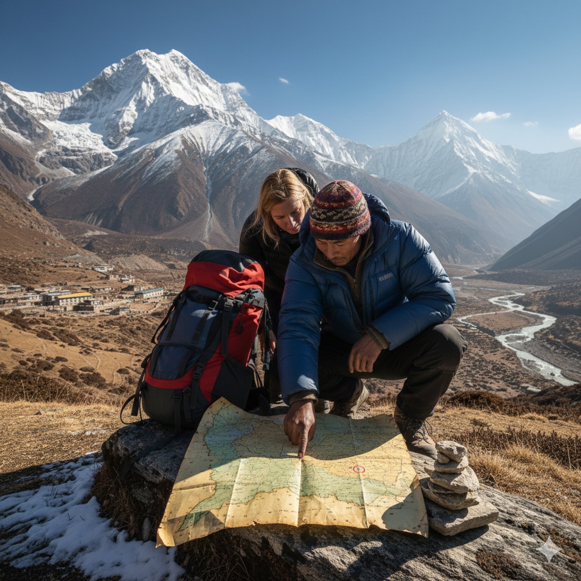 an abstract photo of a curved building with a blue sky in the background