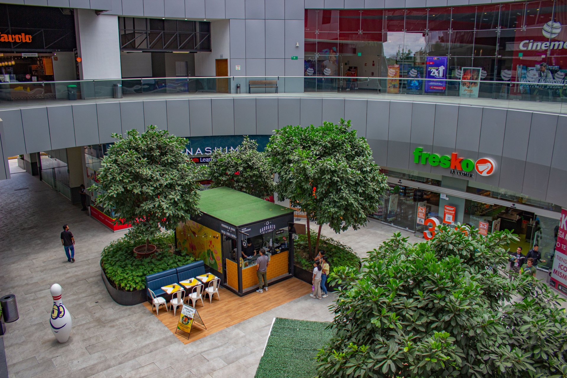 people inside building