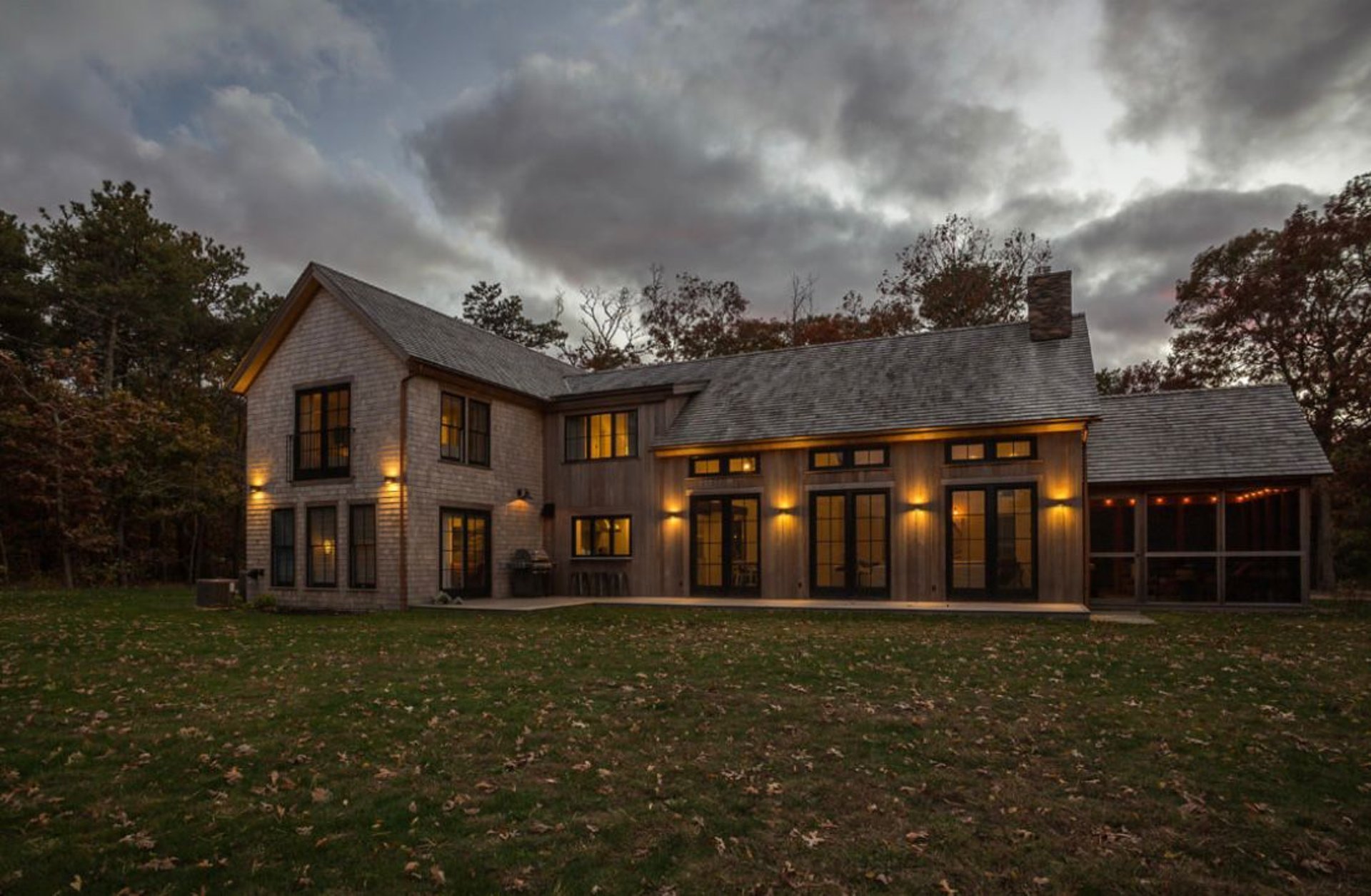 gray wooden house
