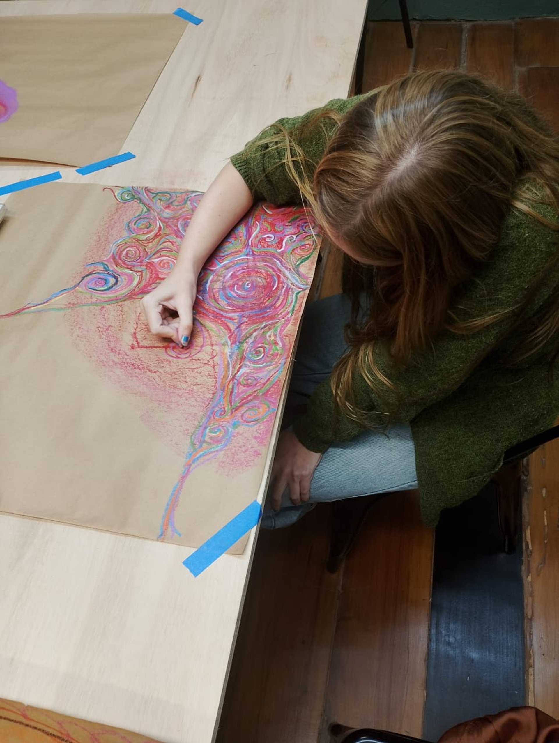 black blue and yellow textile