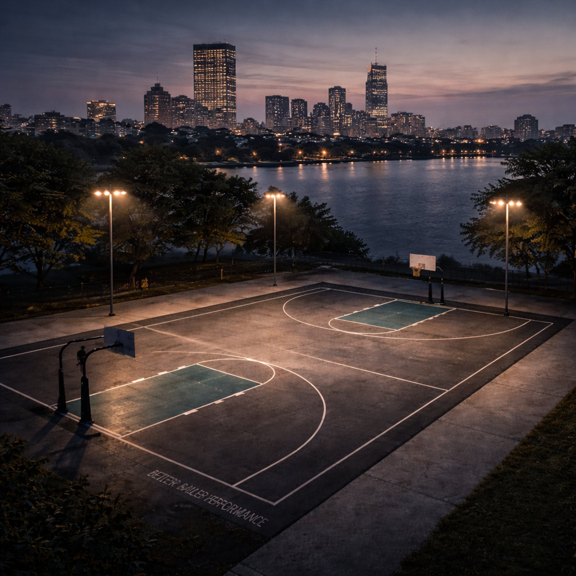 an abstract photo of a curved building with a blue sky in the background