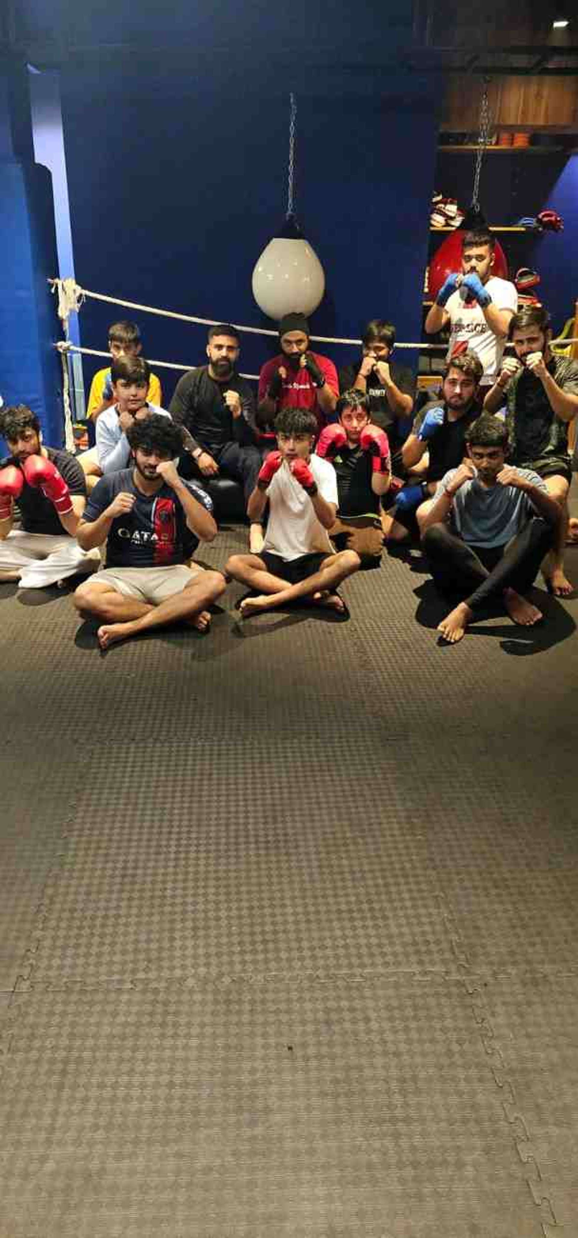 an abstract photo of a curved building with a blue sky in the background