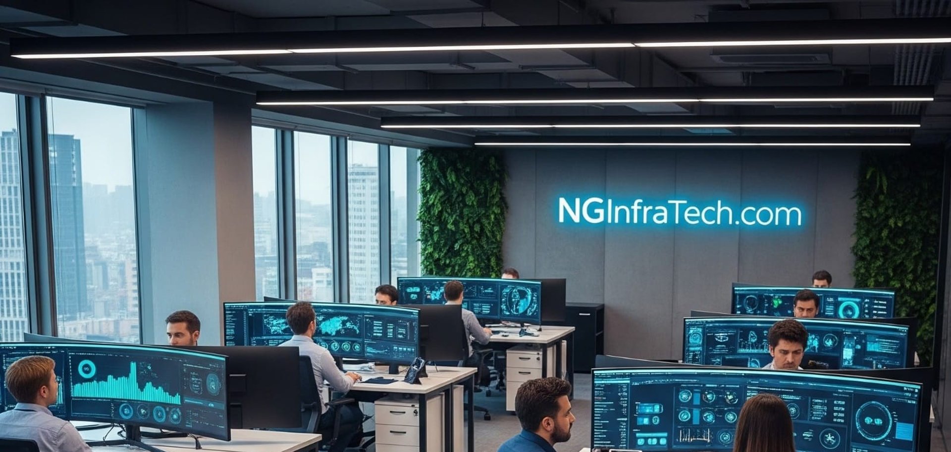 an abstract photo of a curved building with a blue sky in the background