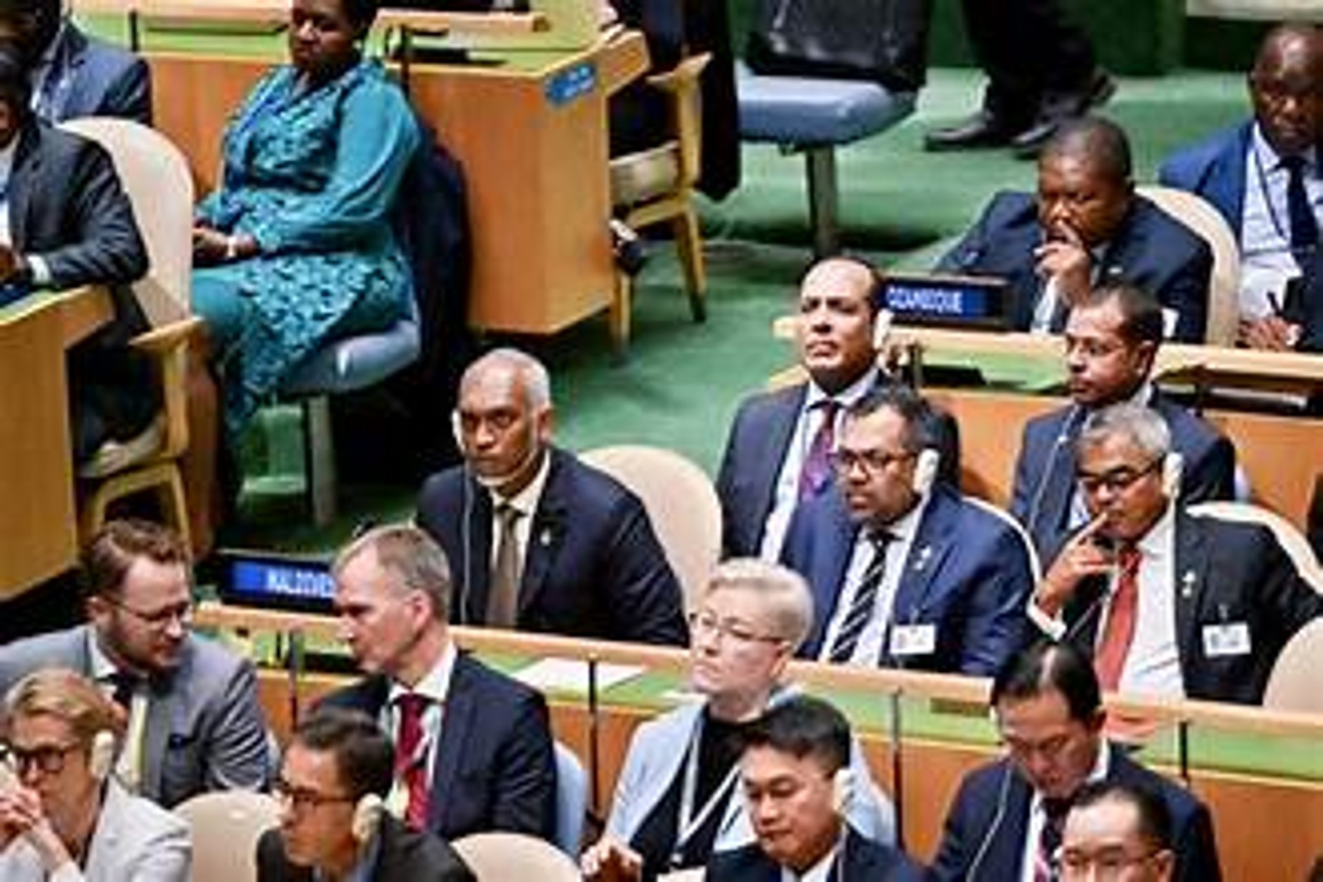 black blue and yellow textile