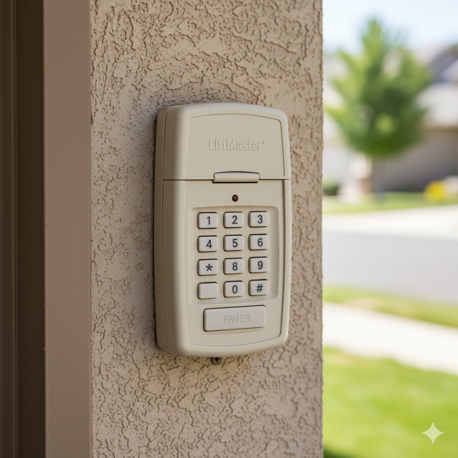 image of a garage door keypad in Edinburg, TX