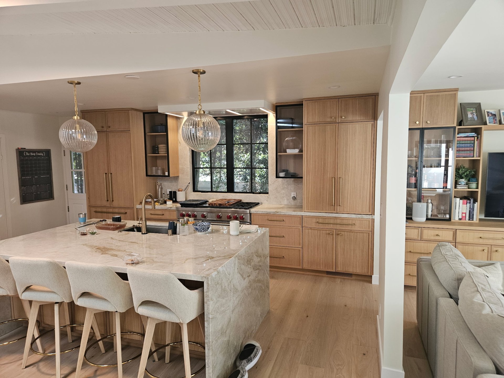 black and brown leather padded tub sofa