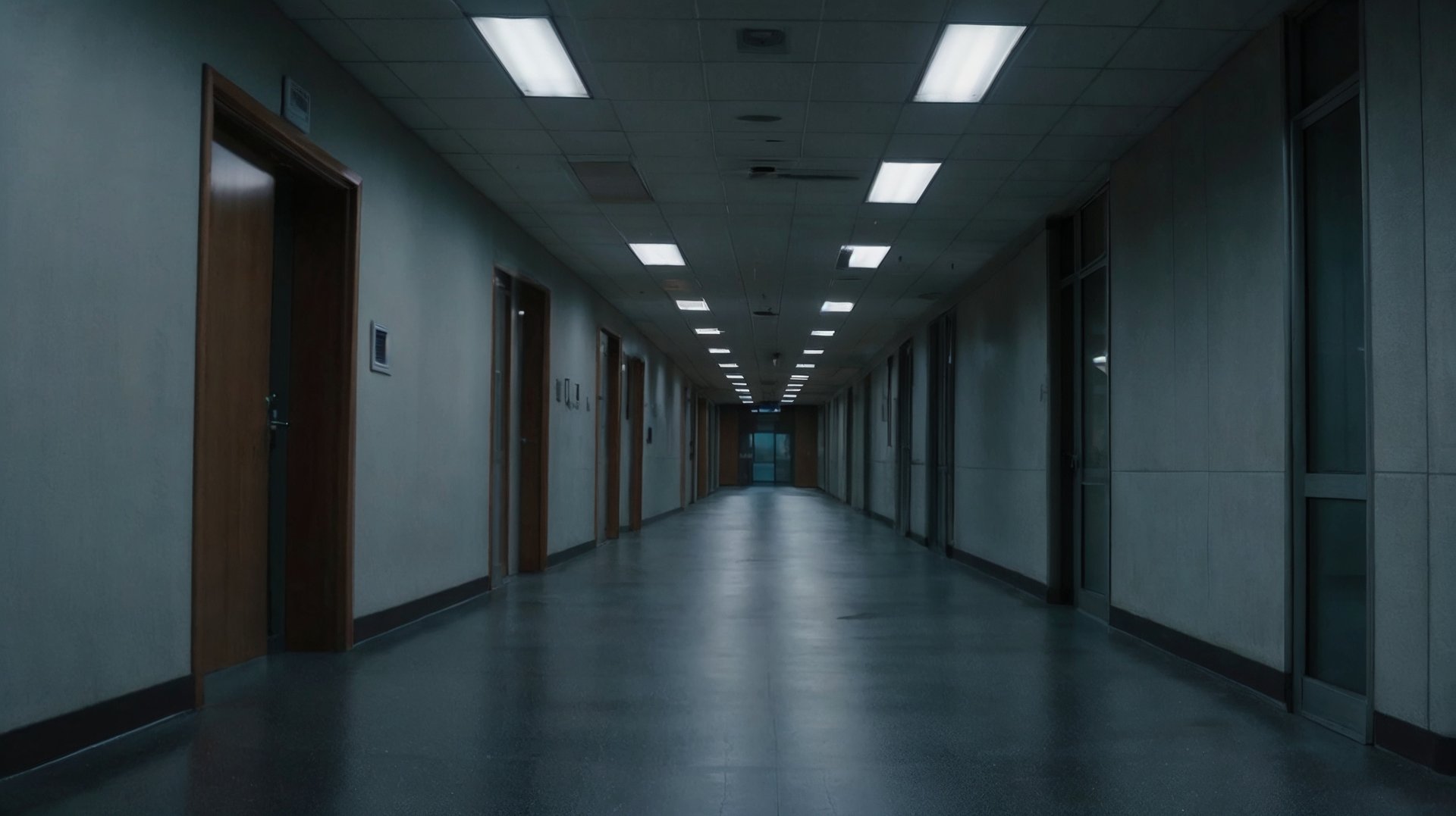 an abstract photo of a curved building with a blue sky in the background