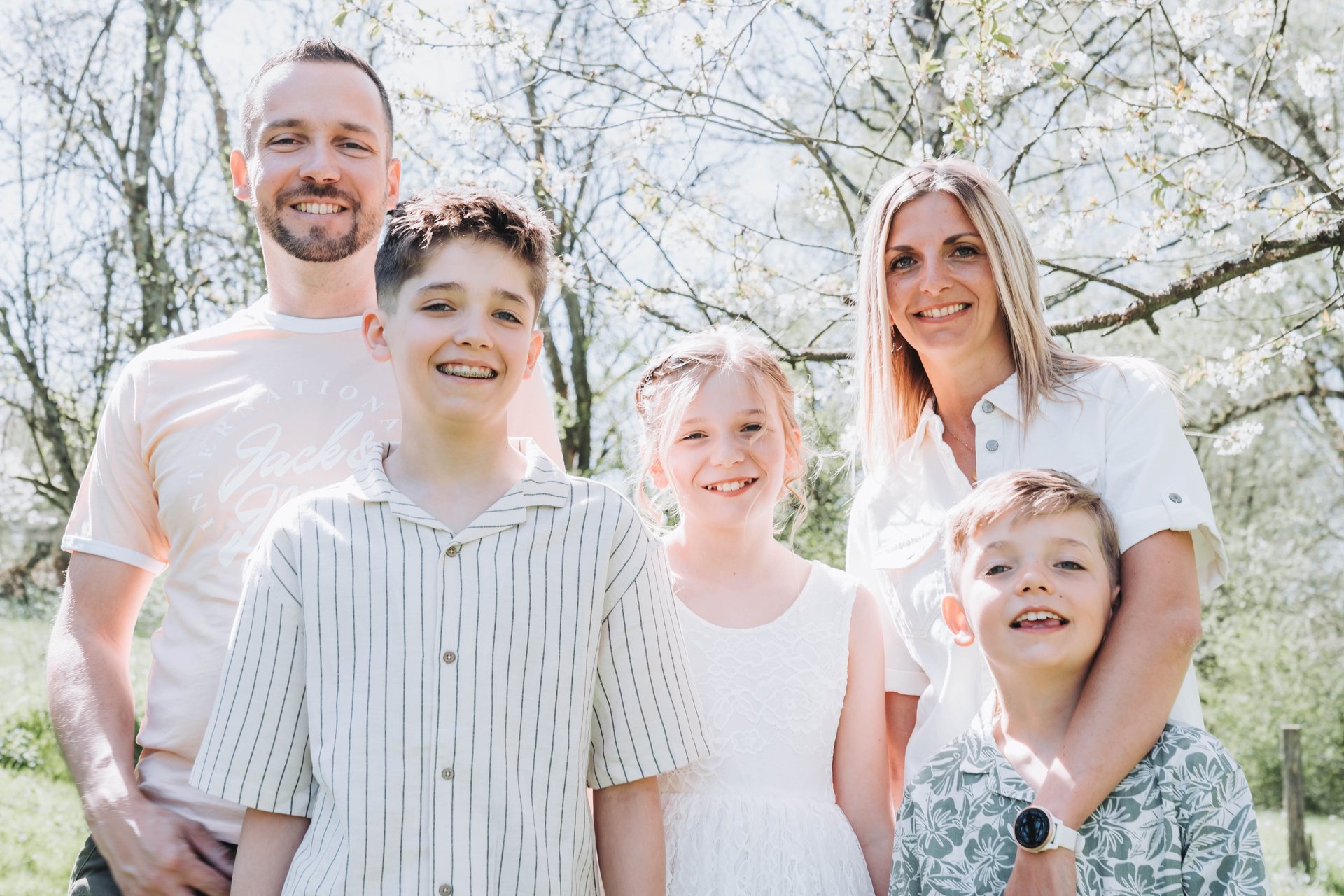 an abstract photo of a curved building with a blue sky in the background
