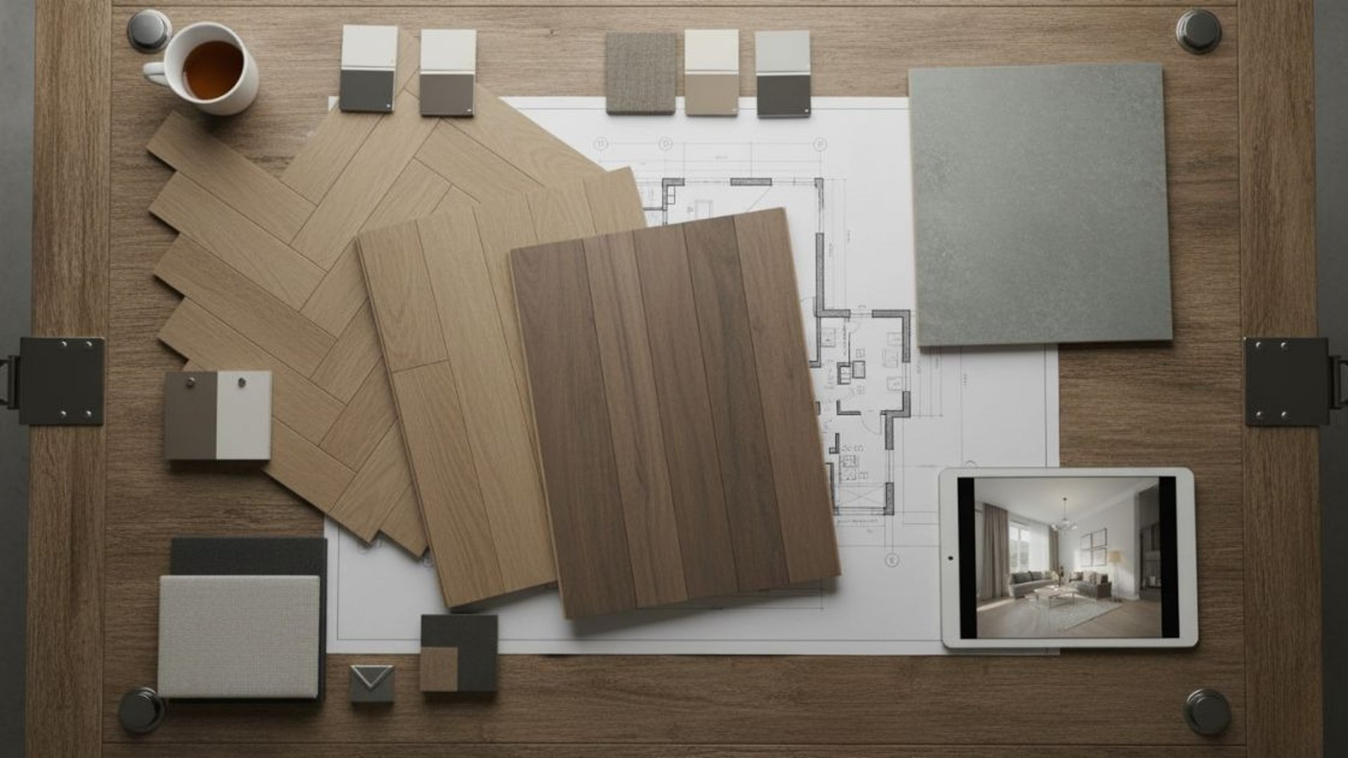 an abstract photo of a curved building with a blue sky in the background