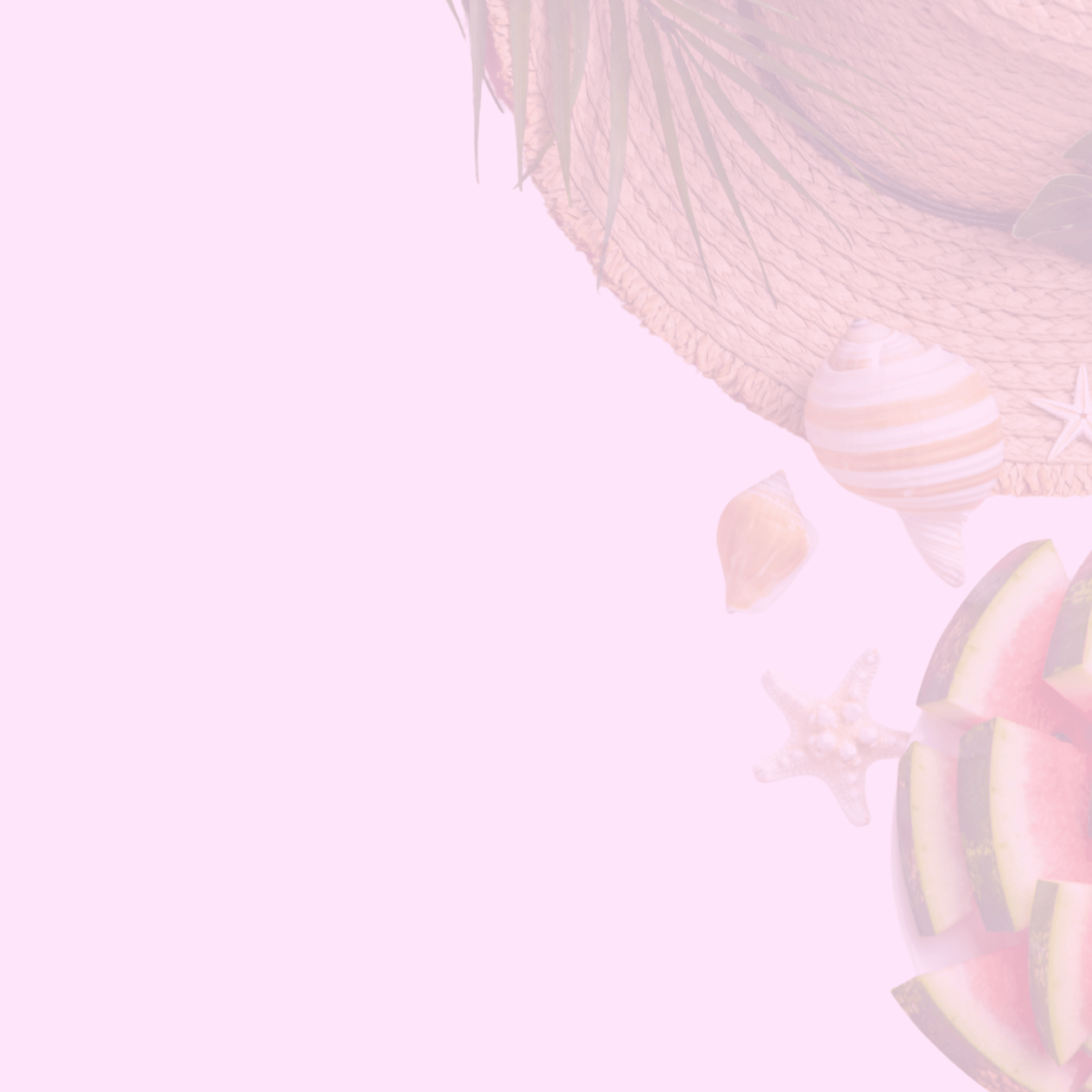 a blue and pink background with a circular object in the middle