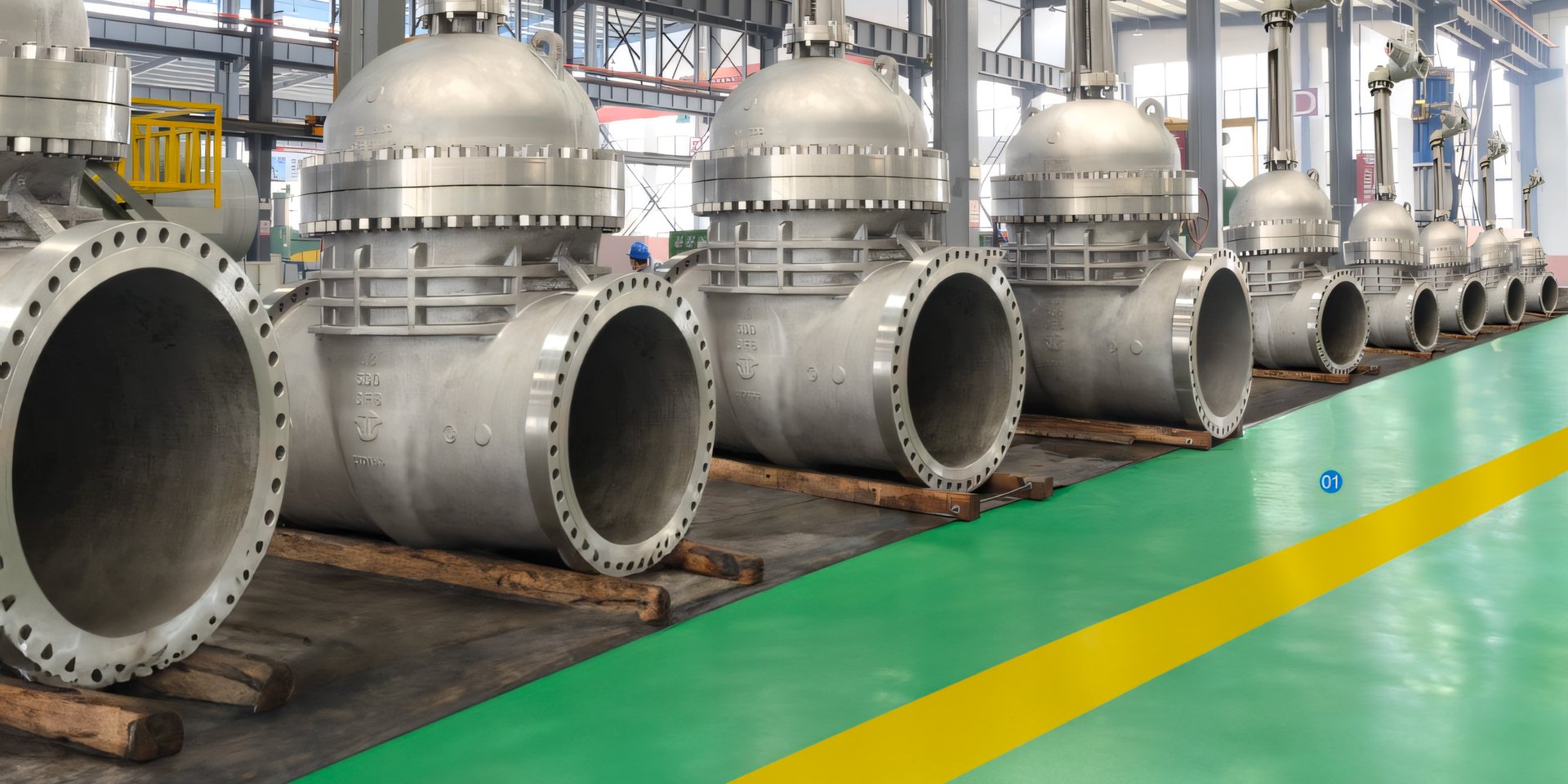 A close up of a machine with pipes and valves