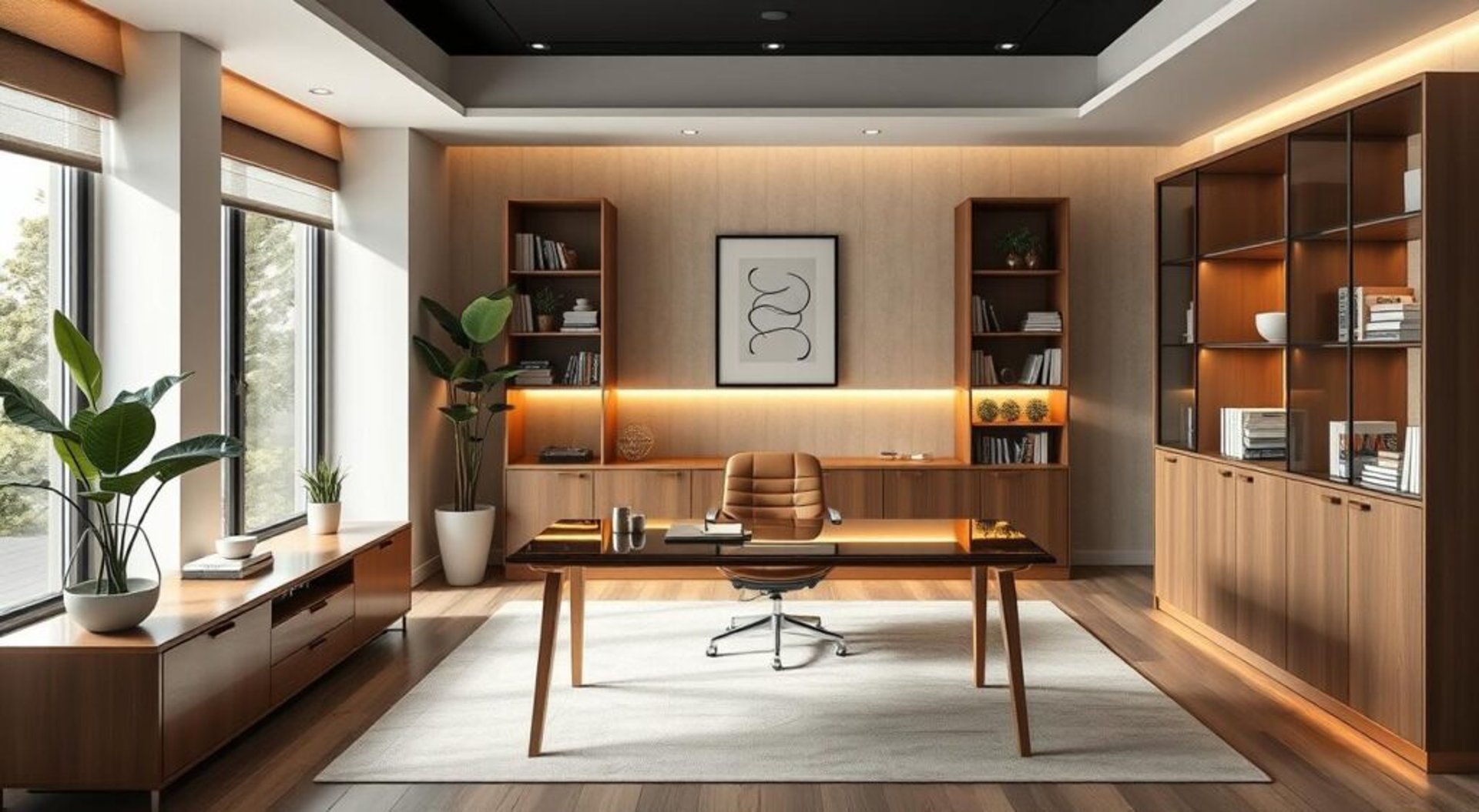 a close up of a black and brown abstract painting