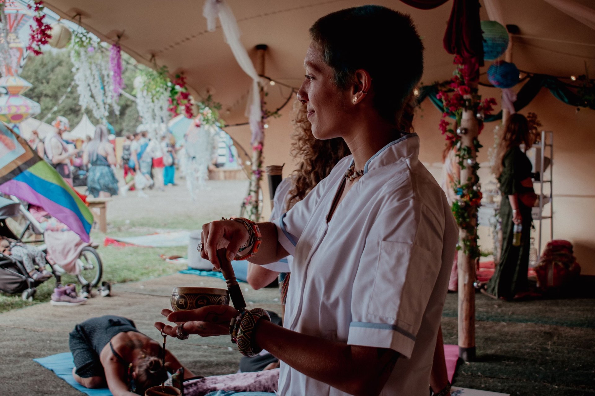 black blue and yellow textile