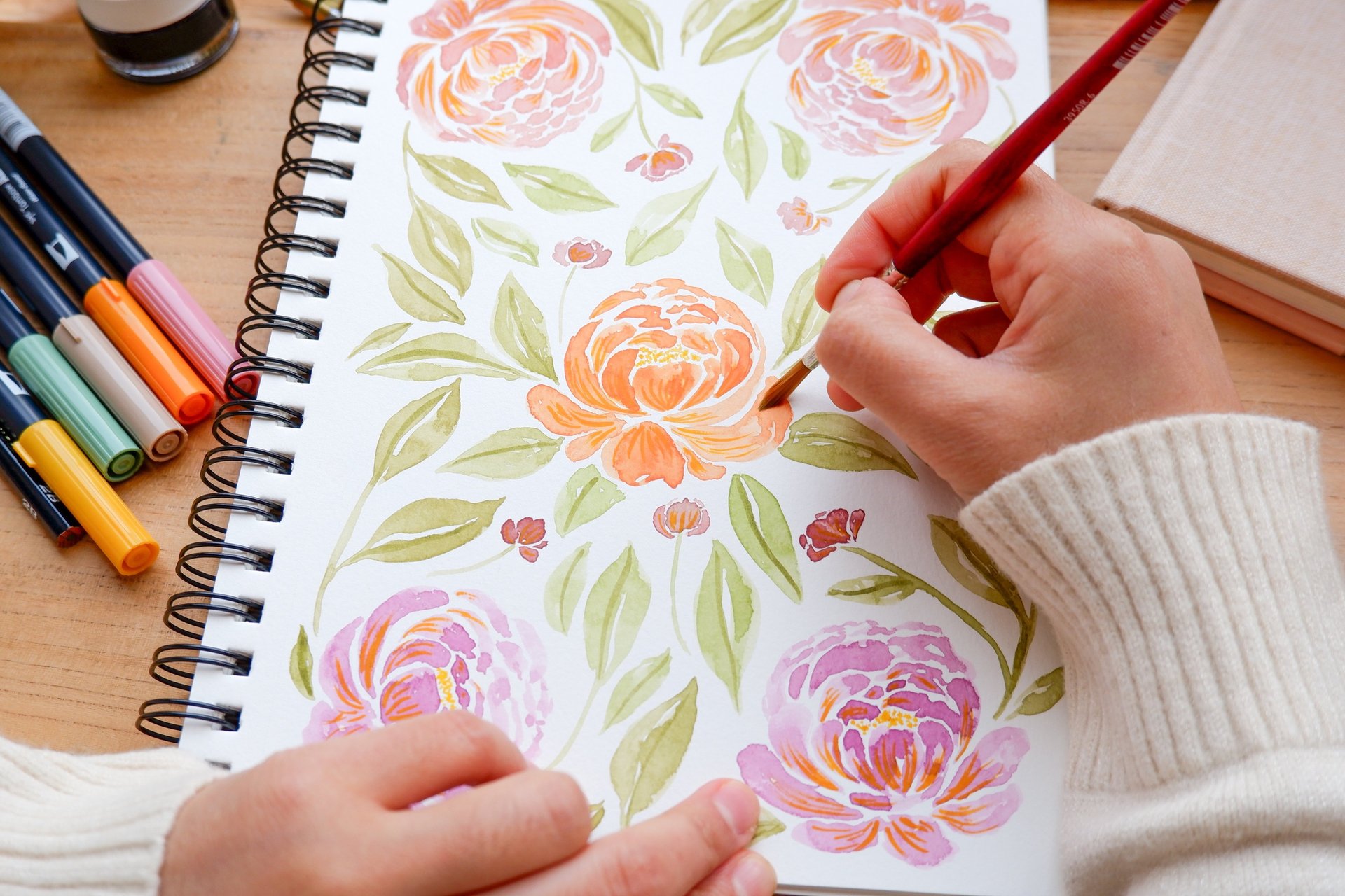 an abstract photo of a curved building with a blue sky in the background