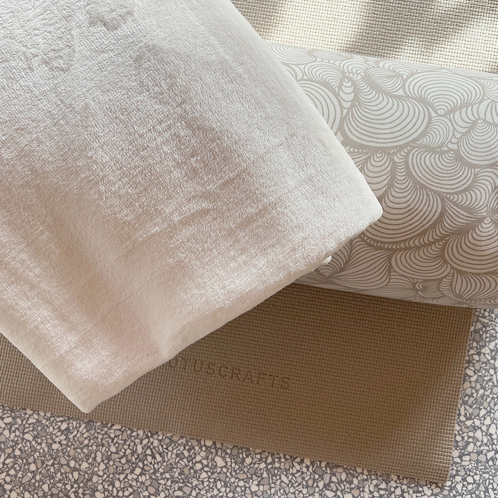 woman in pink one piece swimsuit kneeling on floor