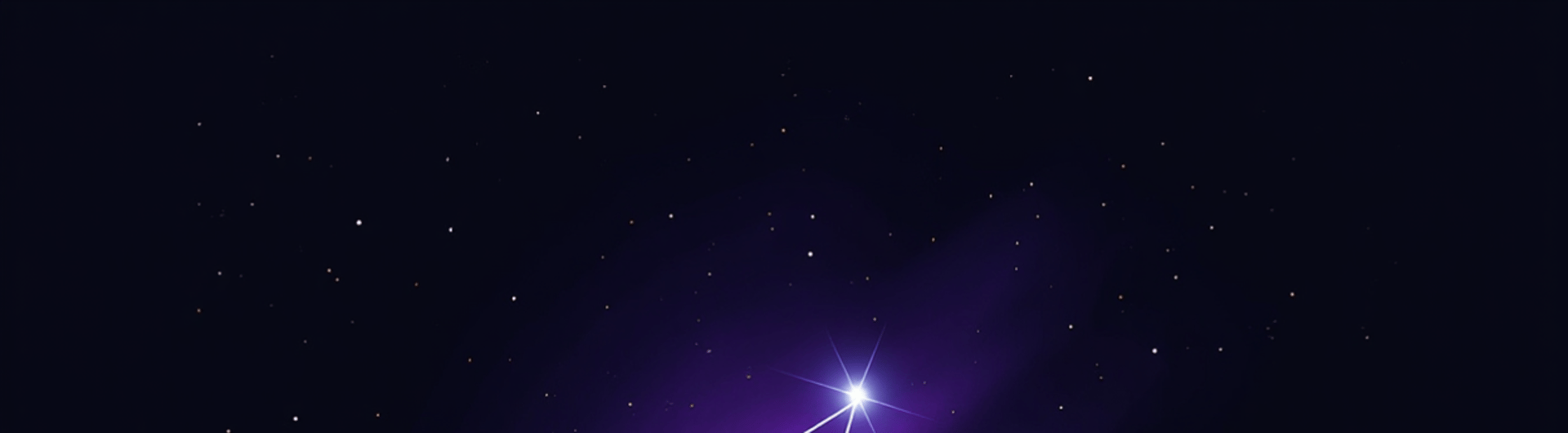 a blue background with lines and dots